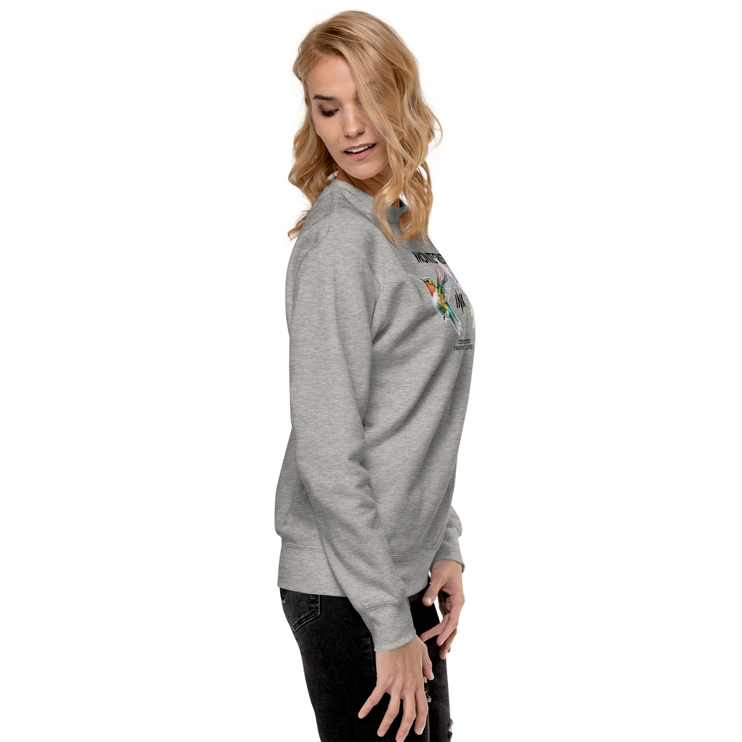 Essential Stylish Crewneck Premium Sweatshirt with "Certified Fashion Lover" motif