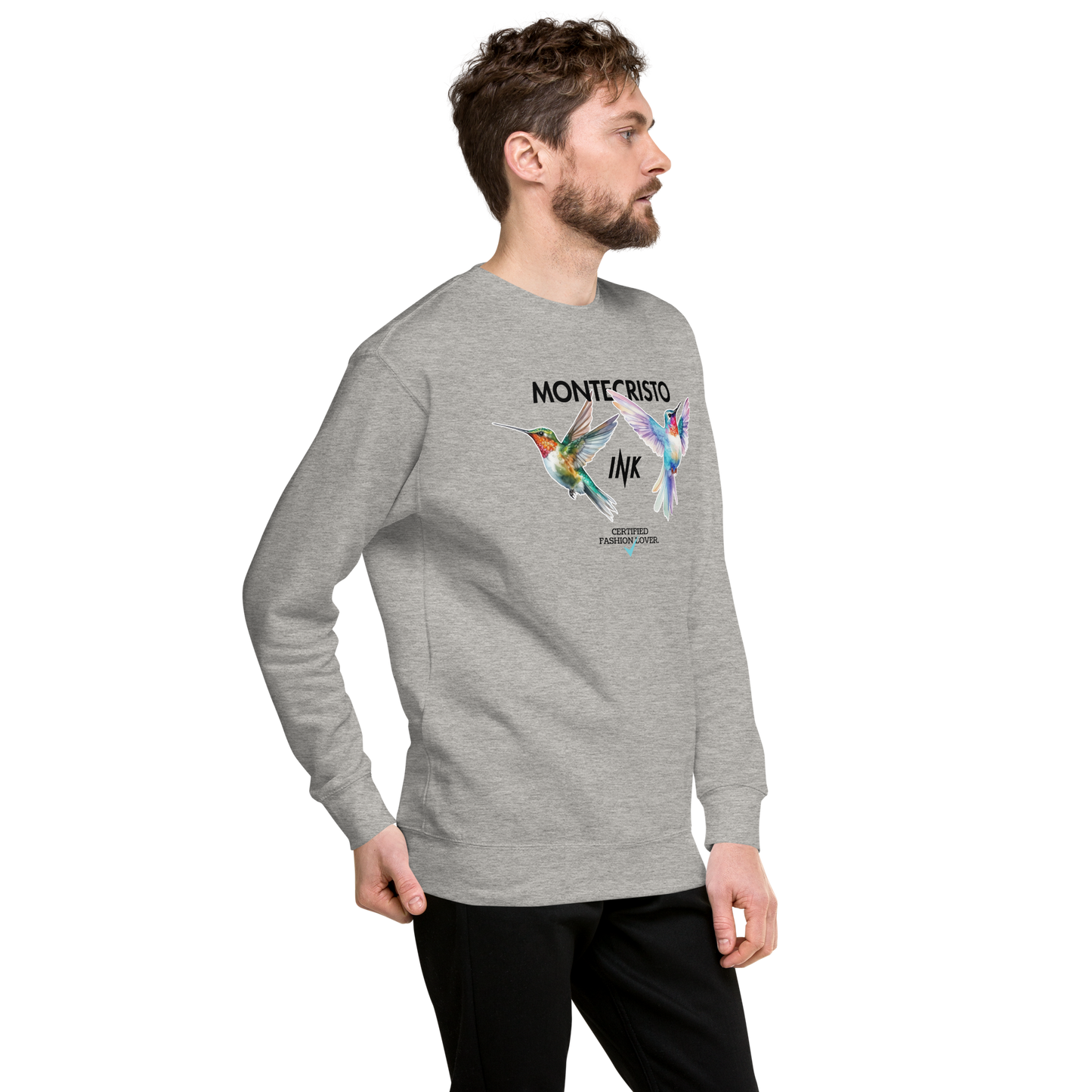 Essential Stylish Crewneck Premium Sweatshirt with "Certified Fashion Lover" motif