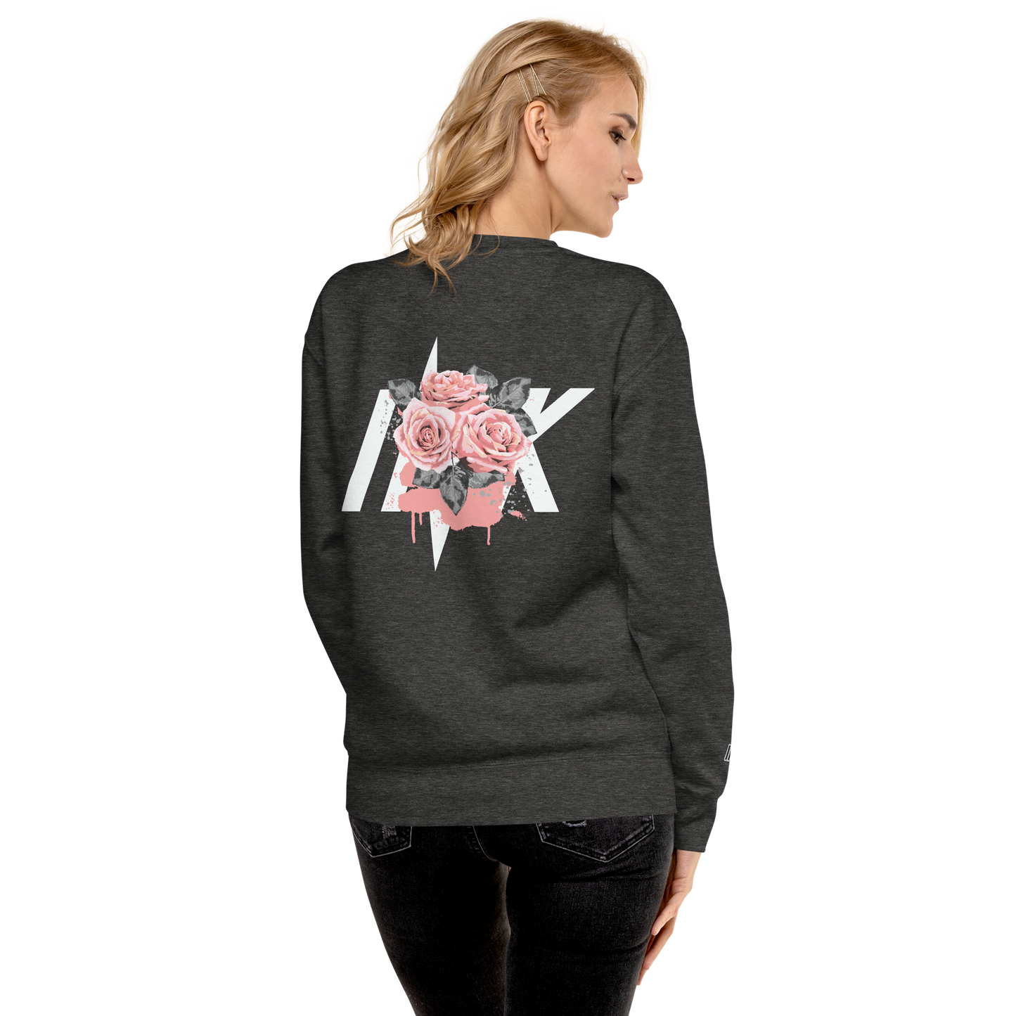 Essential Stylish Crewneck Premium Sweatshirt with "Only Pure Hustle" motif