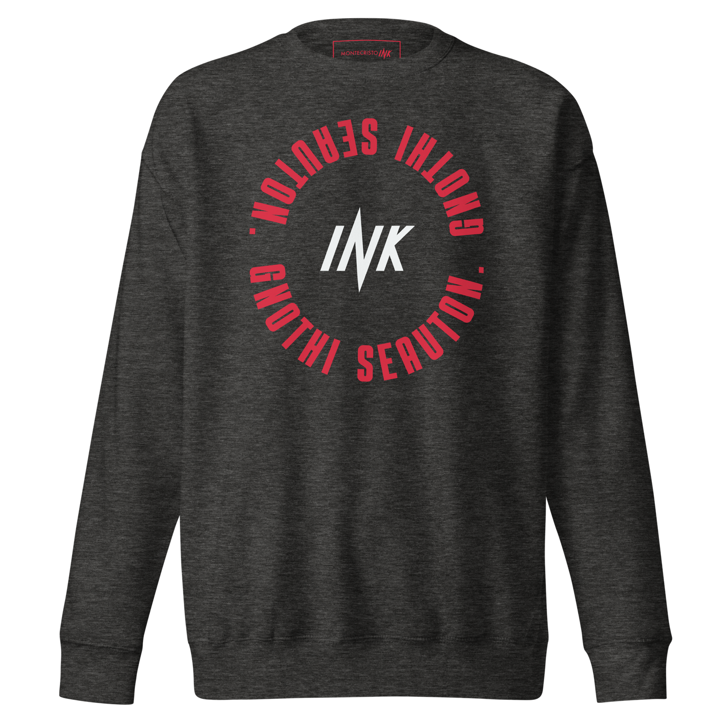 Essential Stylish Crewneck Premium Sweatshirt with "Know Yourself" design