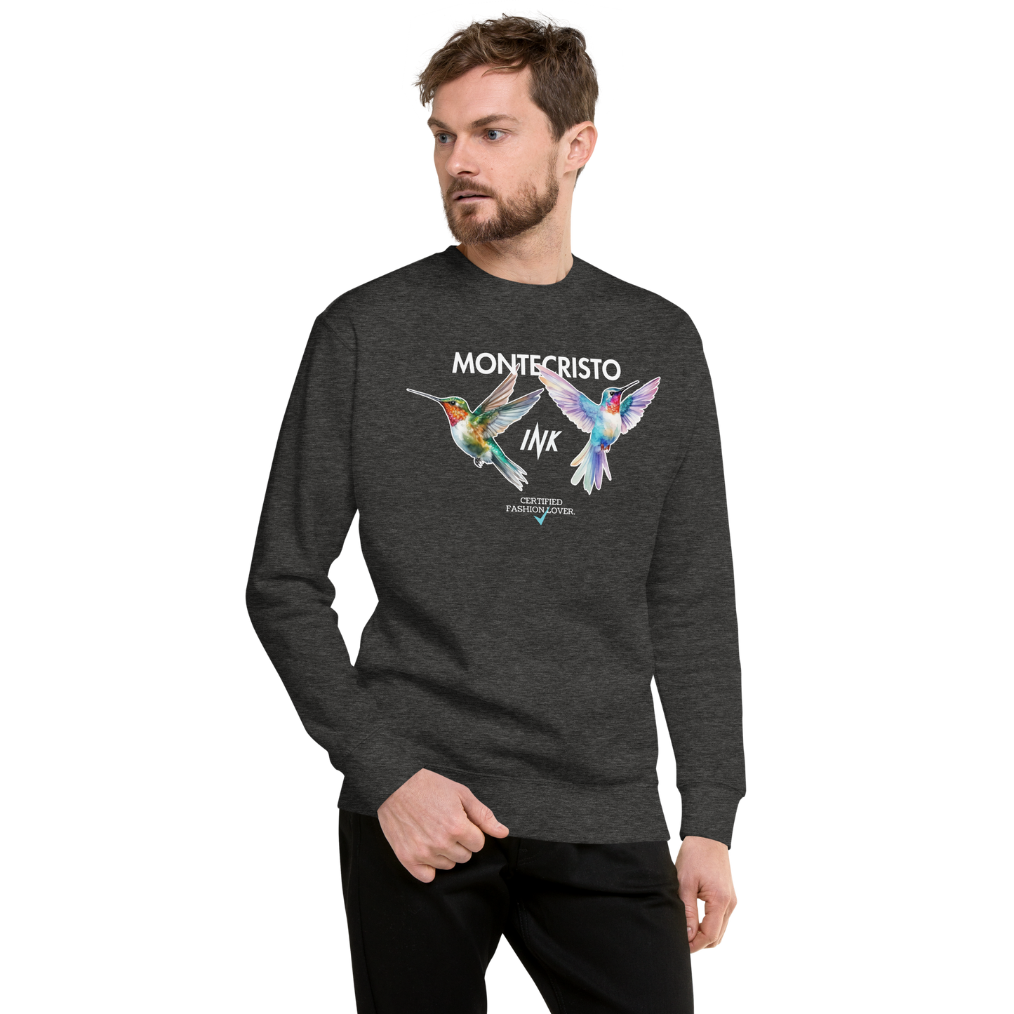 Essential Stylish Crewneck Premium Sweatshirt with "Certified Fashion Lover" motif