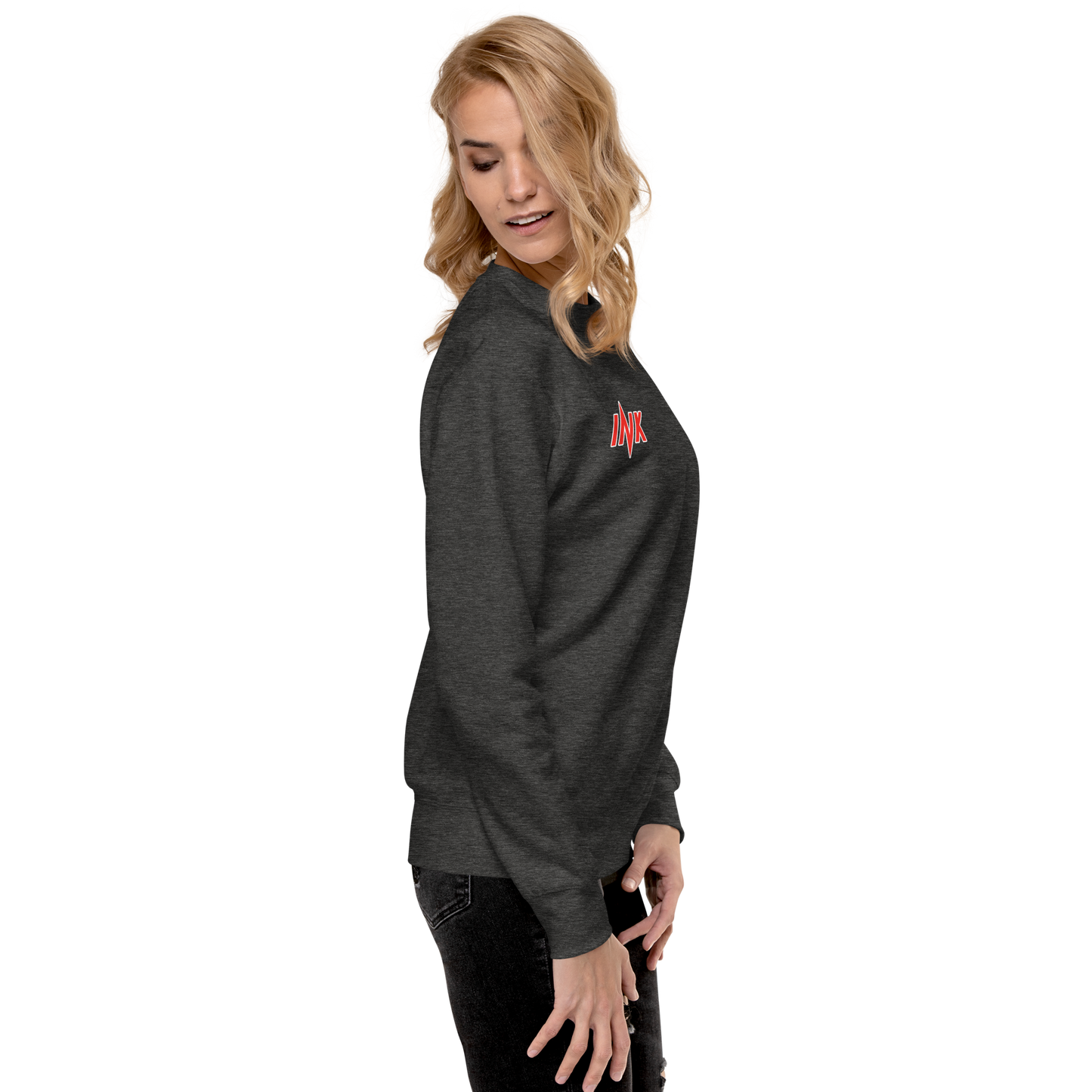 Essential Stylish Crewneck Premium Sweatshirt with "Self Love Club" motif