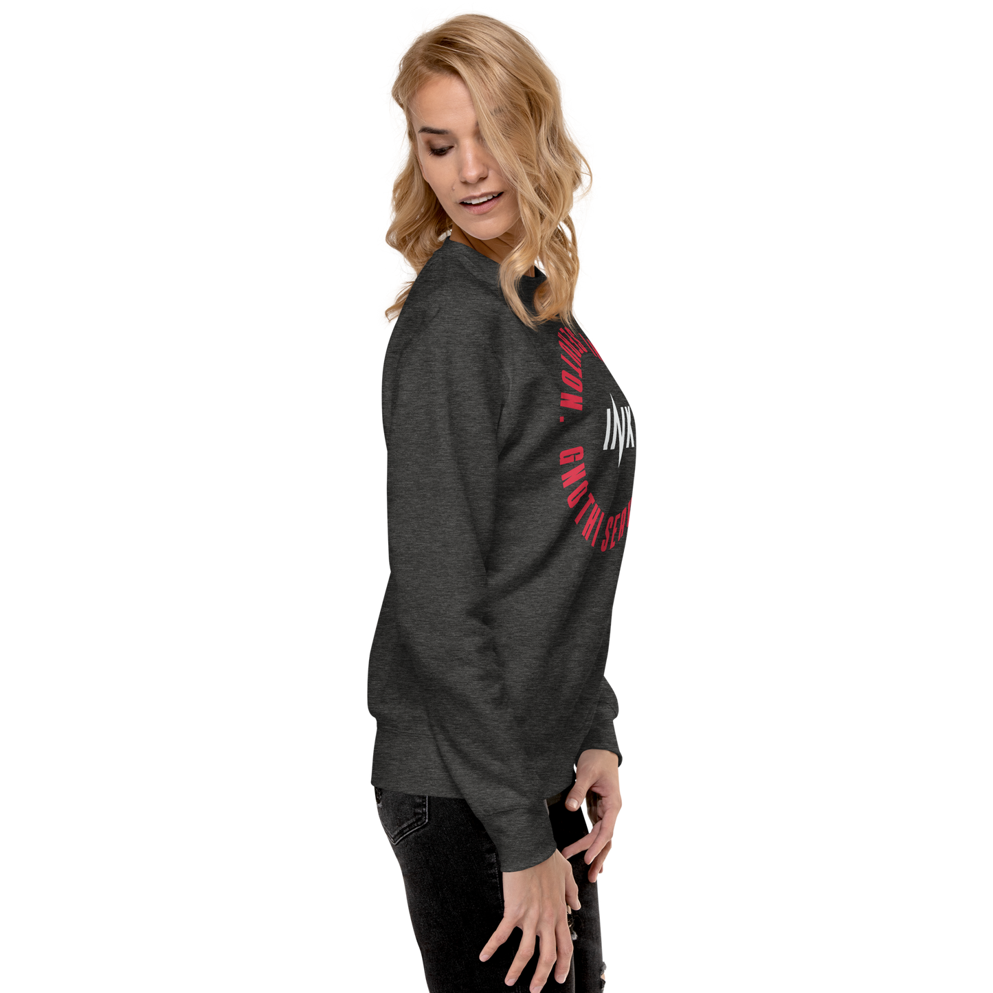 Essential Stylish Crewneck Premium Sweatshirt with "Know Yourself" design