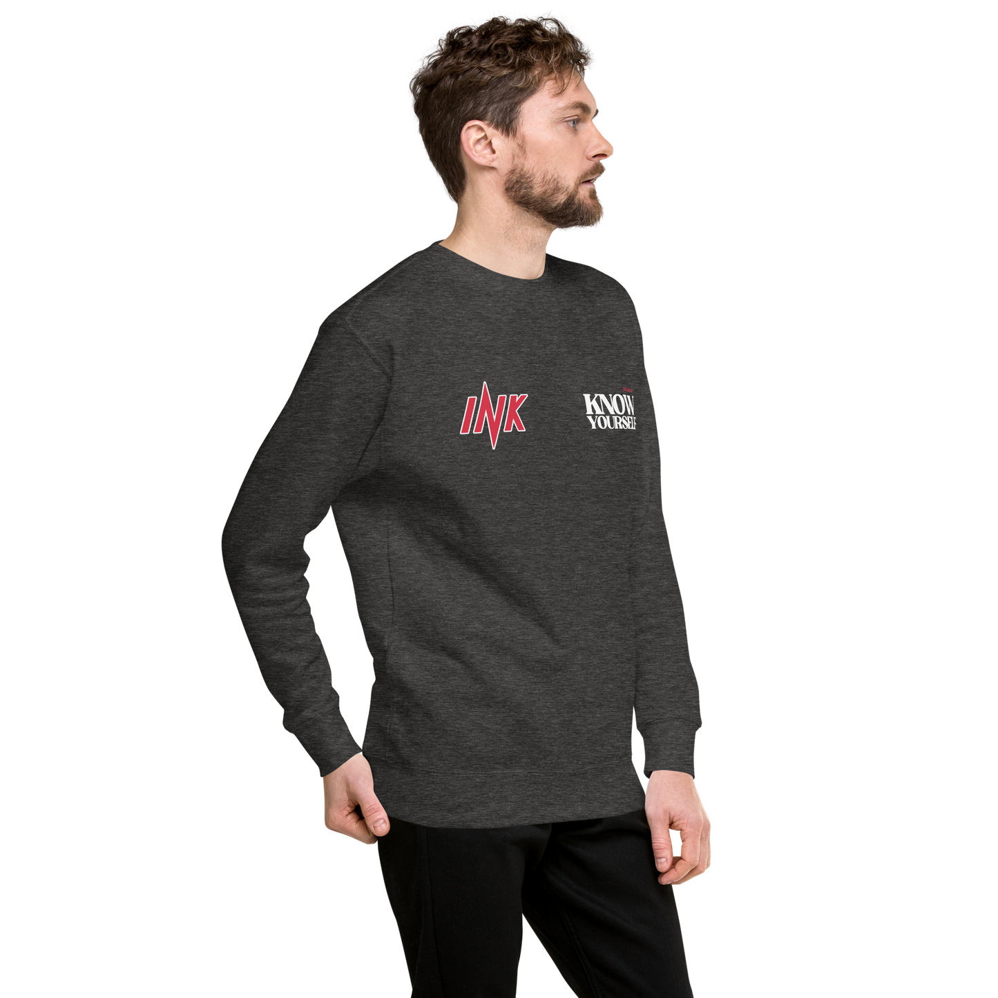 Essential Stylish Crewneck Premium Sweatshirt with "Know Yourself" design