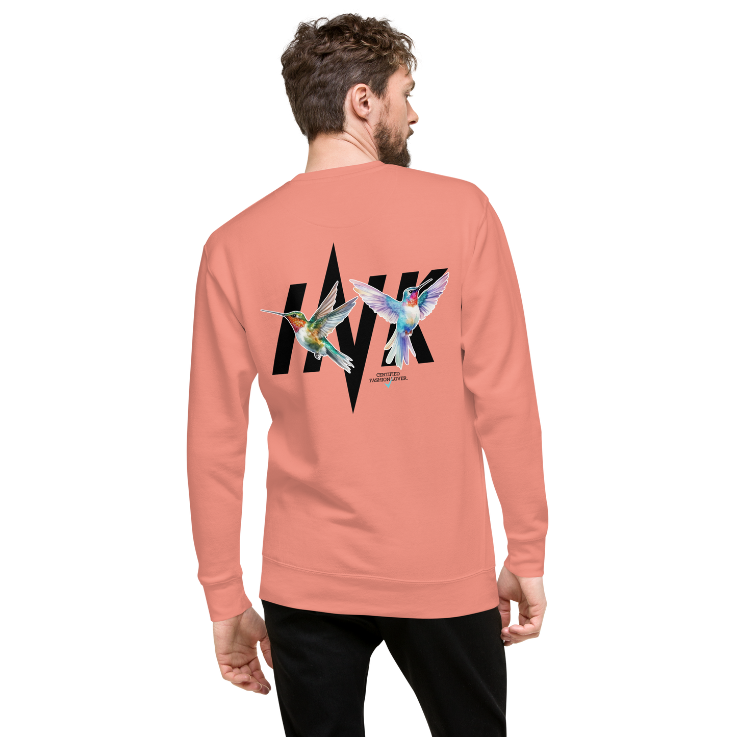 Essential Stylish Crewneck Premium Sweatshirt with "Certified Fashion Lover" motif