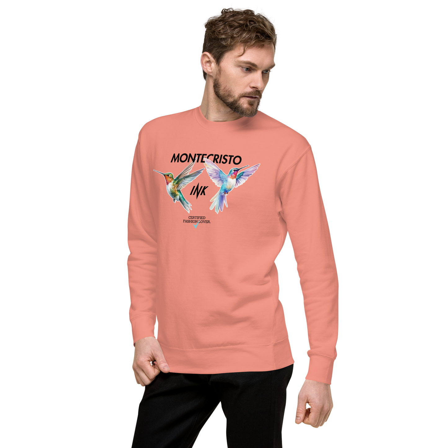 Essential Stylish Crewneck Premium Sweatshirt with "Certified Fashion Lover" motif