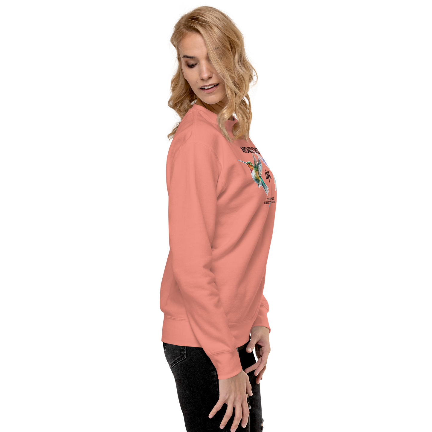 Essential Stylish Crewneck Premium Sweatshirt with "Certified Fashion Lover" motif