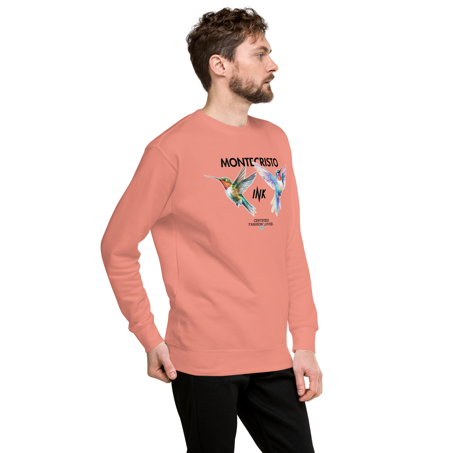 Essential Stylish Crewneck Premium Sweatshirt with "Certified Fashion Lover" motif