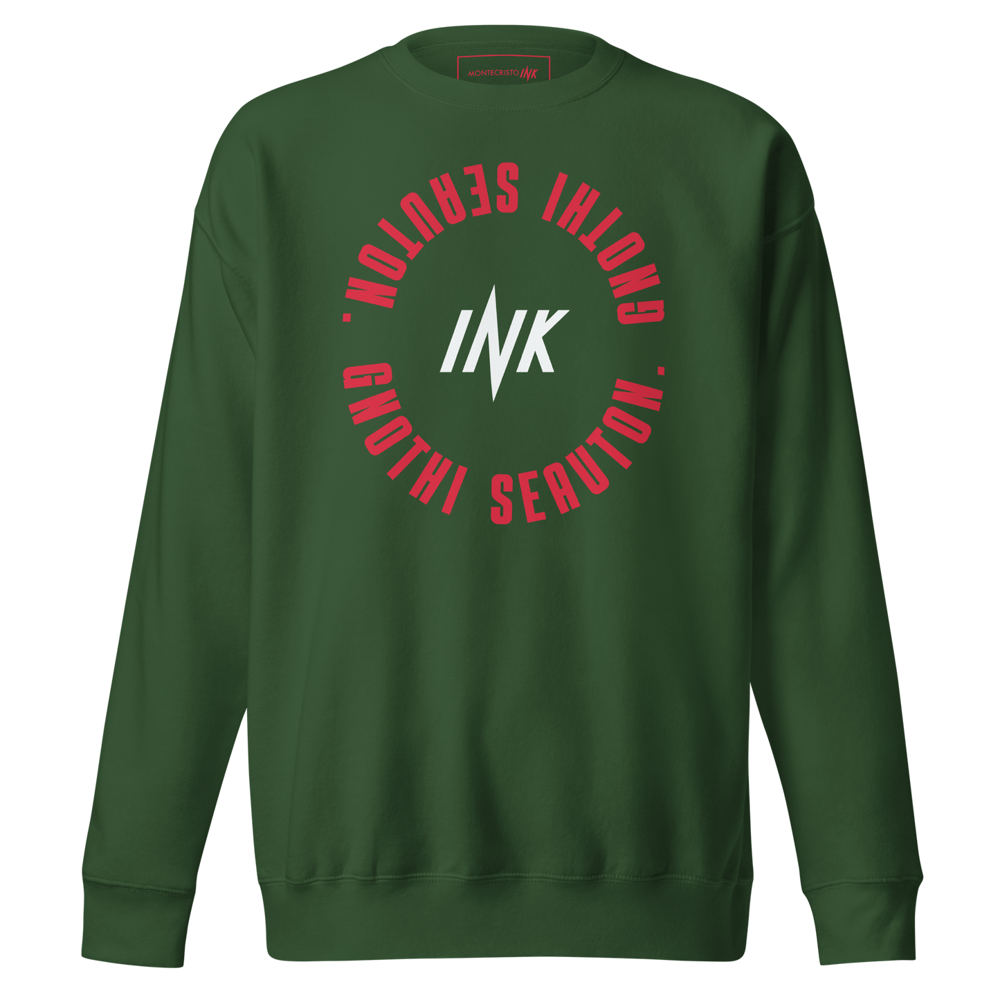 Essential Stylish Crewneck Premium Sweatshirt with "Know Yourself" design