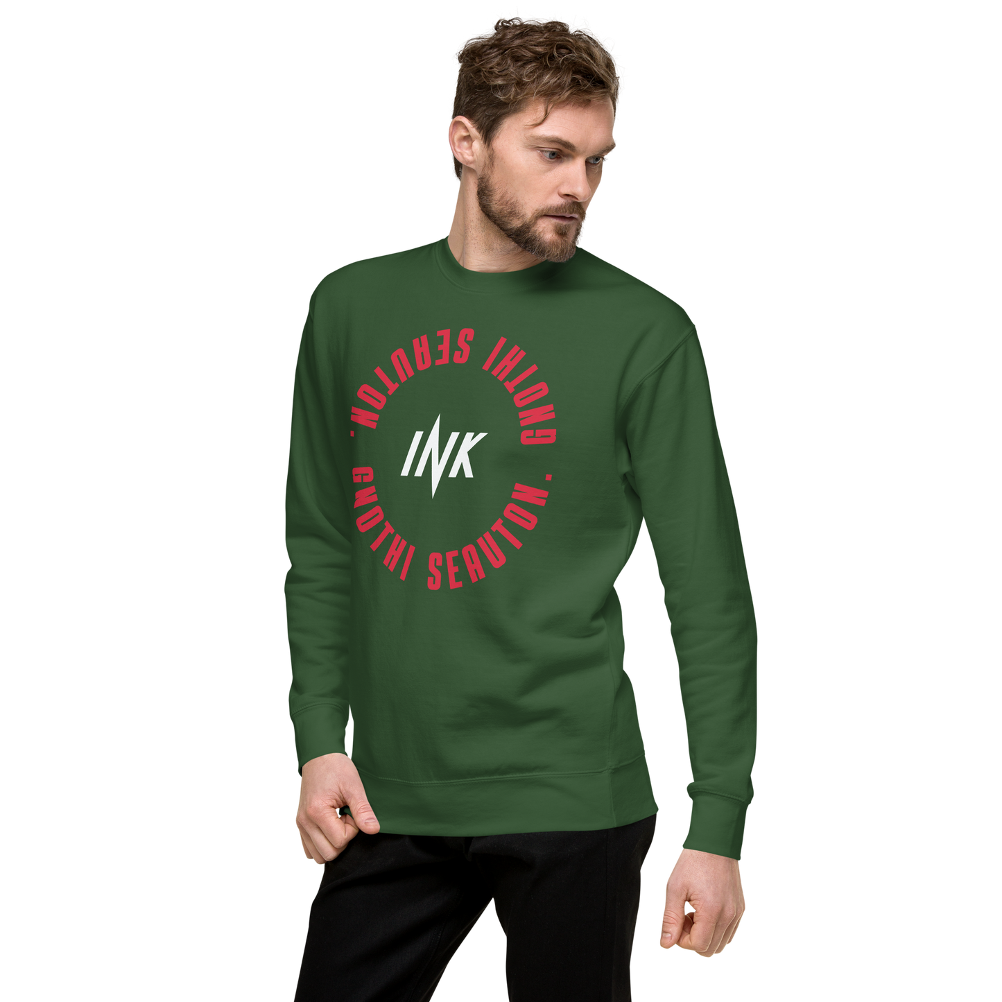 Essential Stylish Crewneck Premium Sweatshirt with "Know Yourself" design