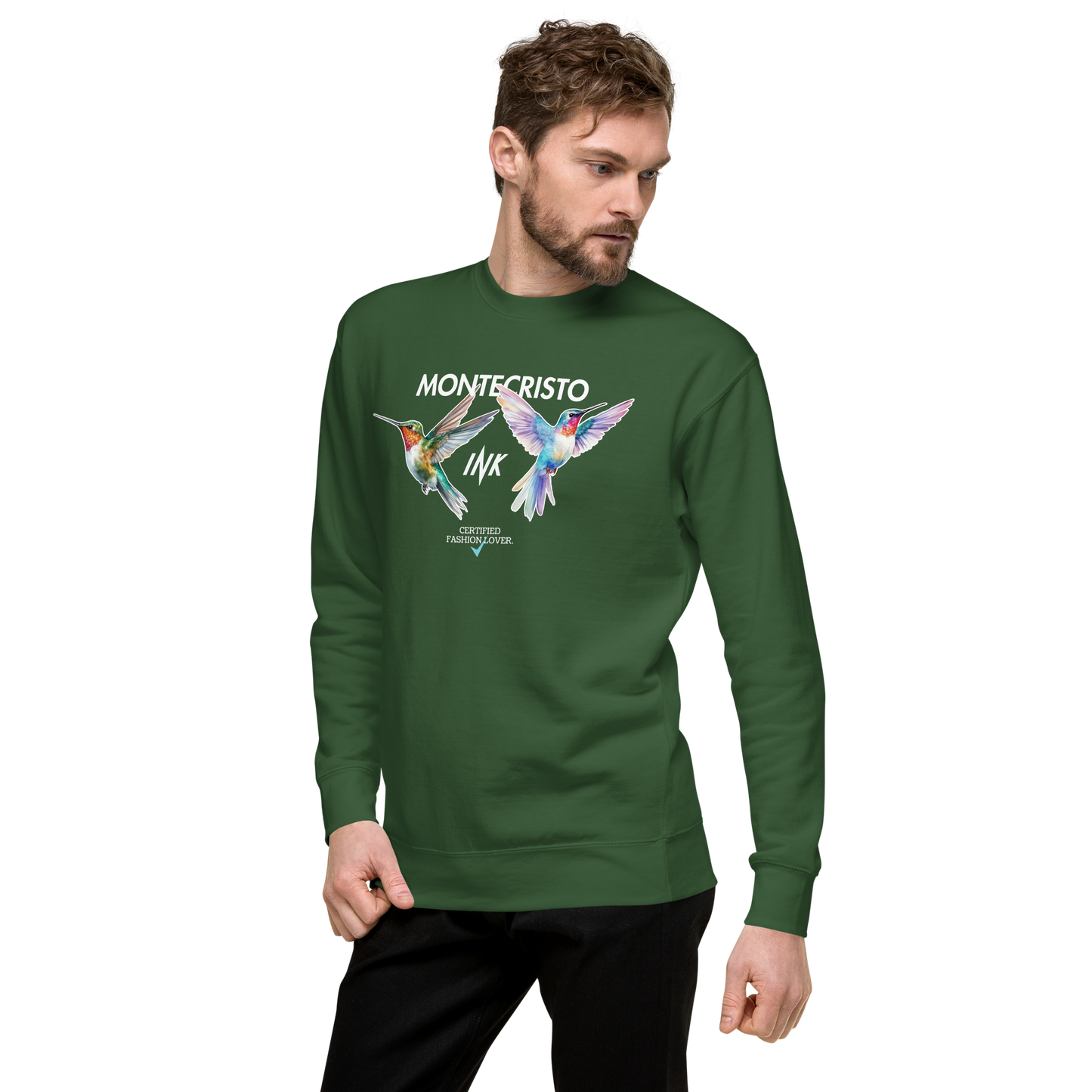 Essential Stylish Crewneck Premium Sweatshirt with "Certified Fashion Lover" motif