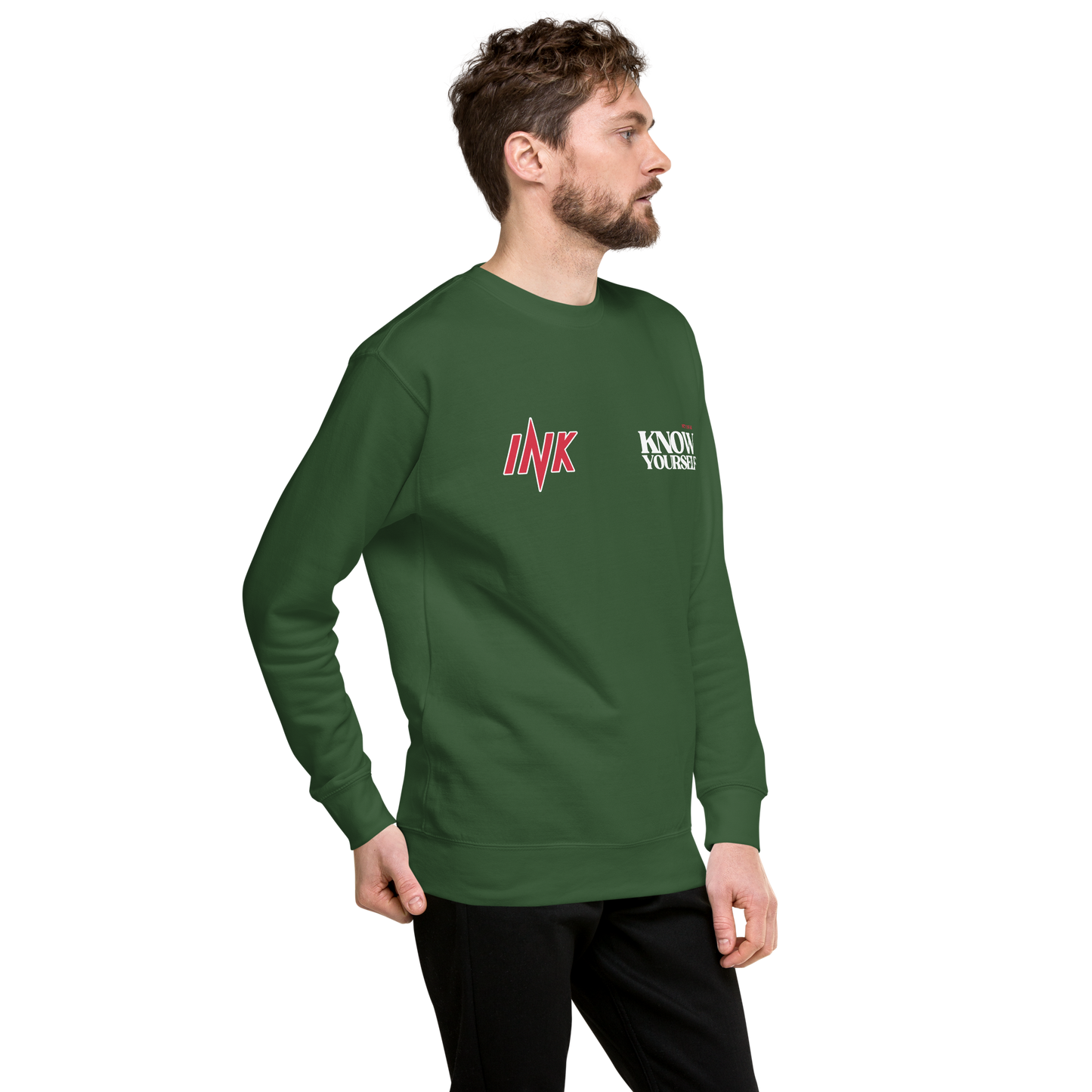 Essential Stylish Crewneck Premium Sweatshirt with "Know Yourself" design