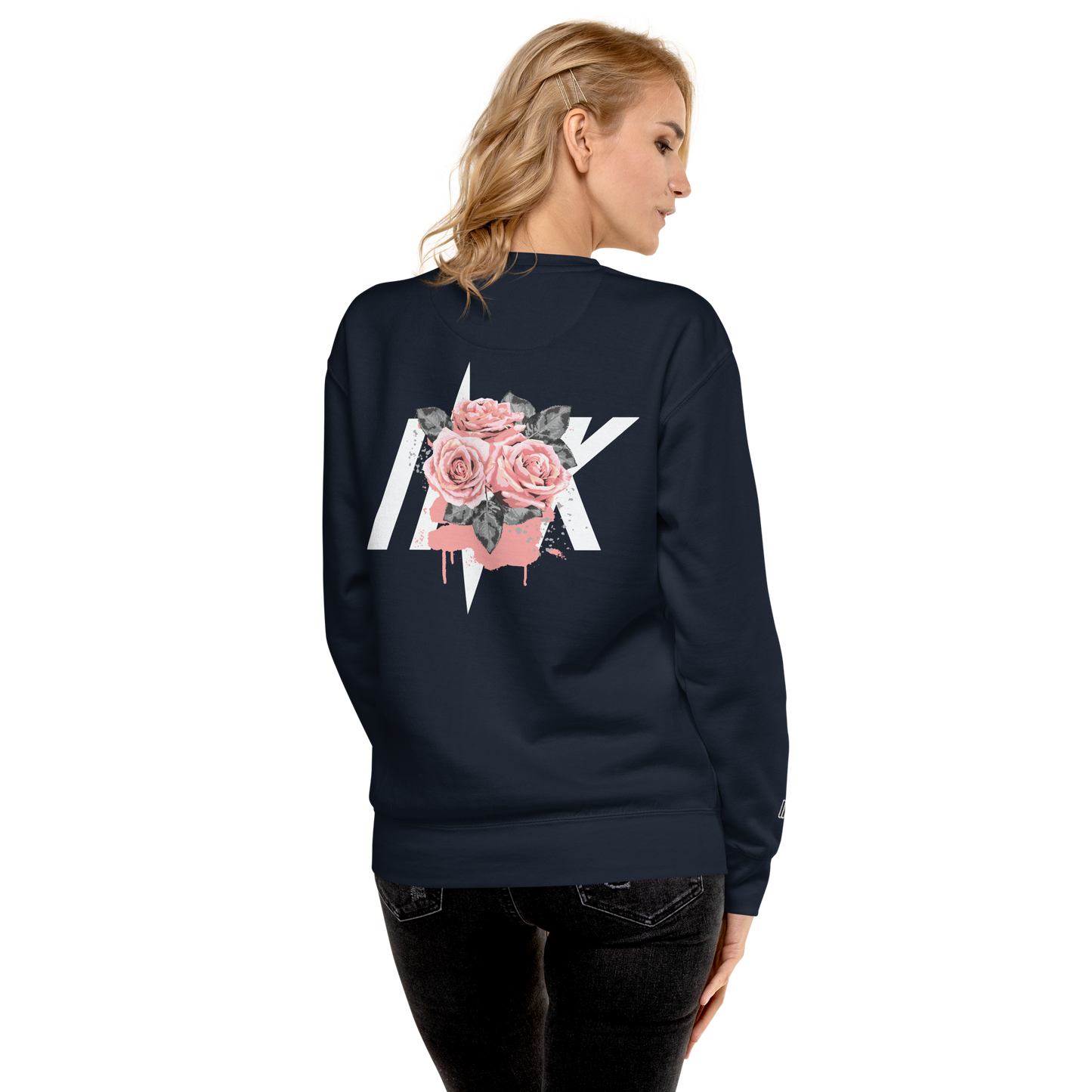 Essential Stylish Crewneck Premium Sweatshirt with "Only Pure Hustle" motif