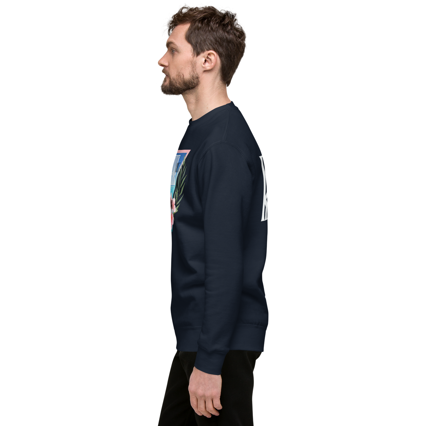 Essential Stylish Crewneck Premium Sweatshirt with “La Romana, 1897” motif