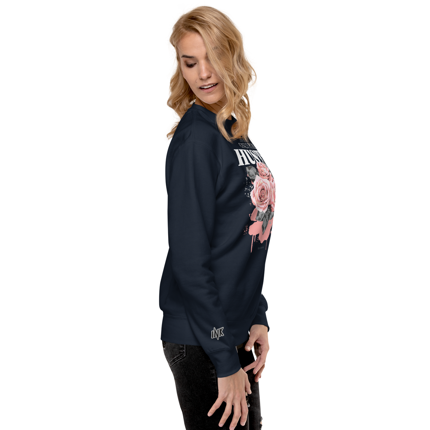 Essential Stylish Crewneck Premium Sweatshirt with "Only Pure Hustle" motif