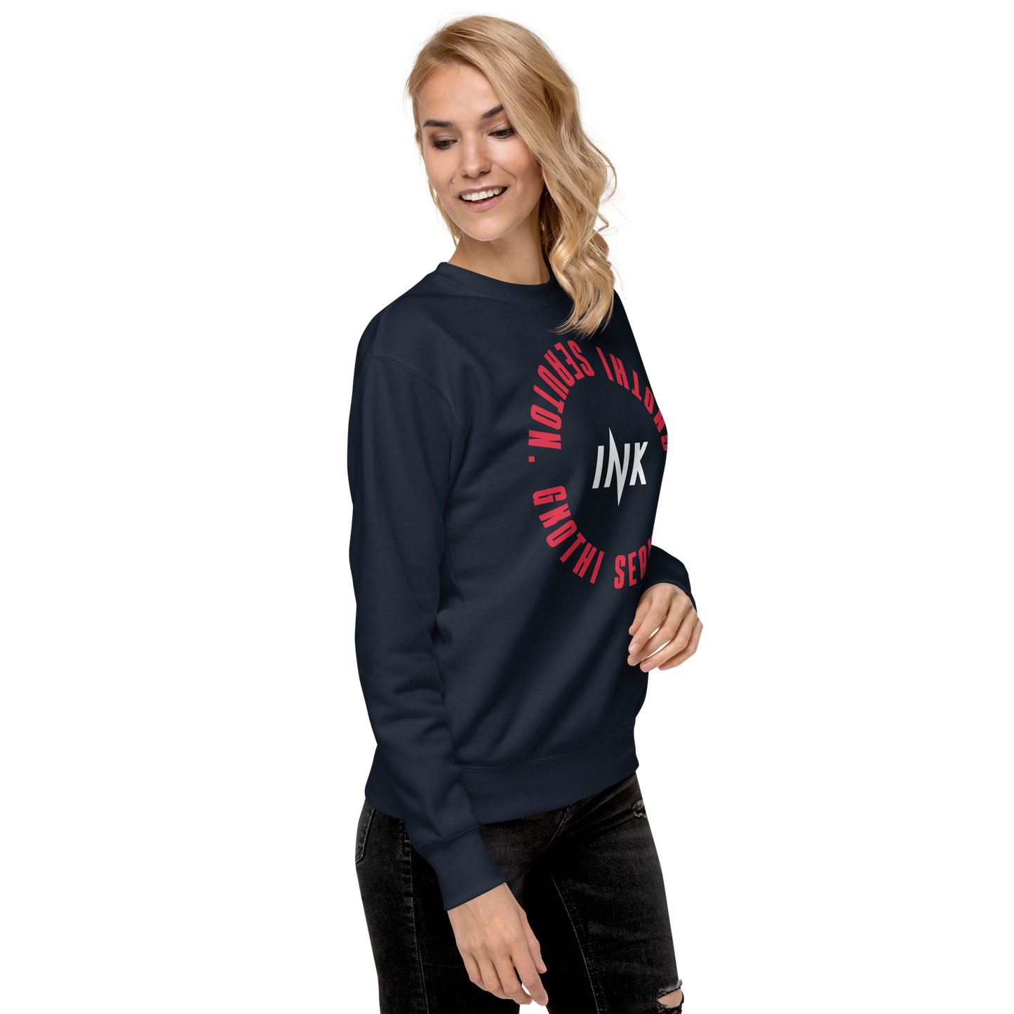 Essential Stylish Crewneck Premium Sweatshirt with "Know Yourself" design