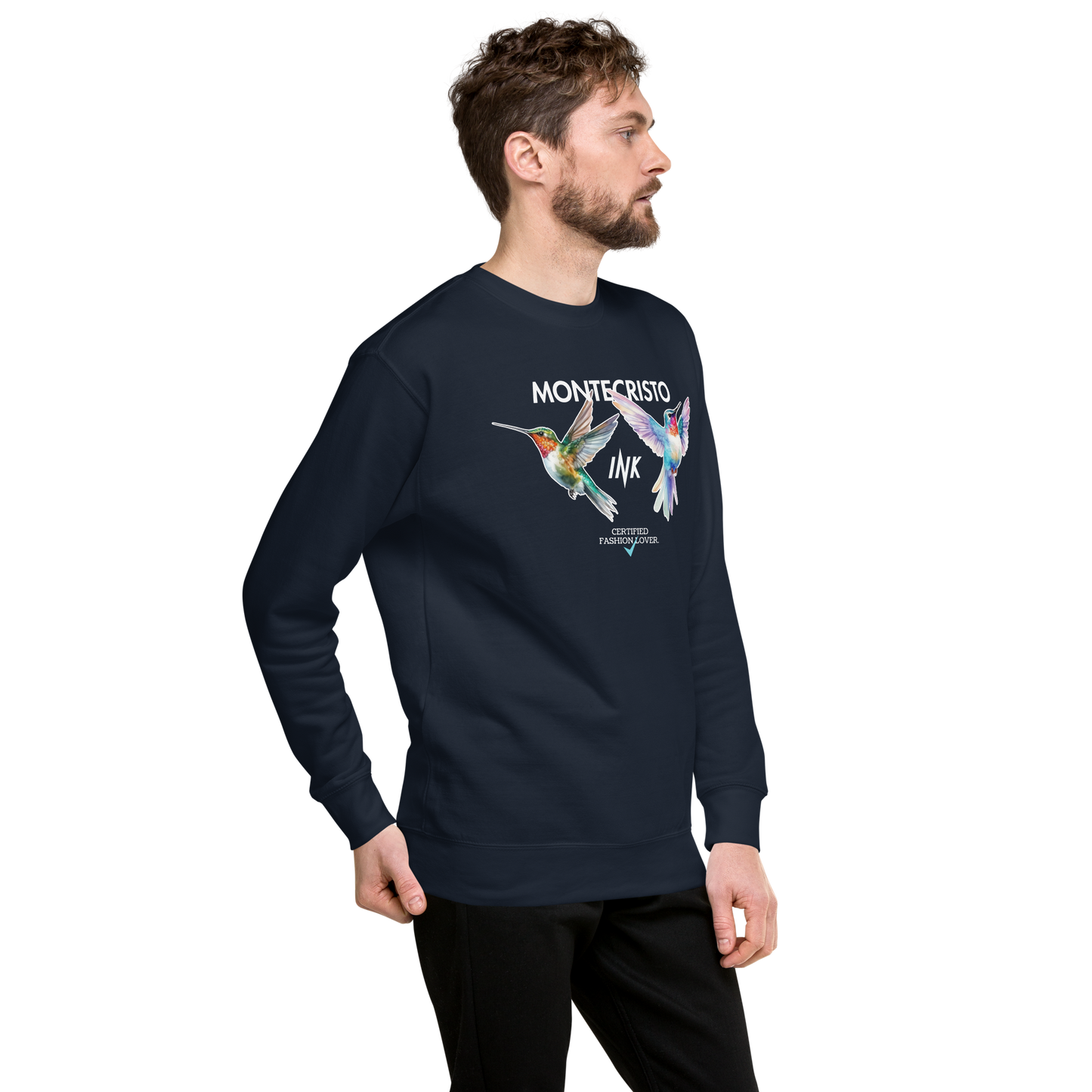 Essential Stylish Crewneck Premium Sweatshirt with "Certified Fashion Lover" motif