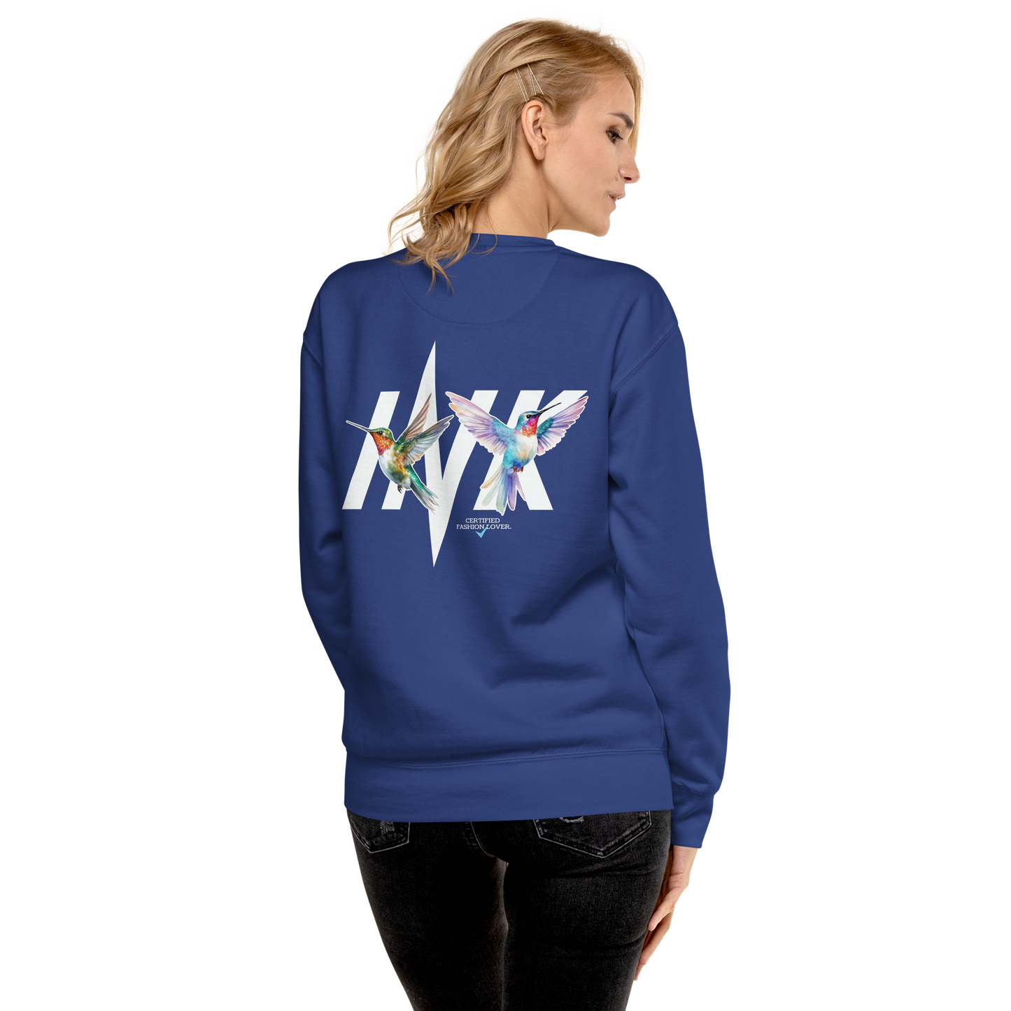 Essential Stylish Crewneck Premium Sweatshirt with "Certified Fashion Lover" motif