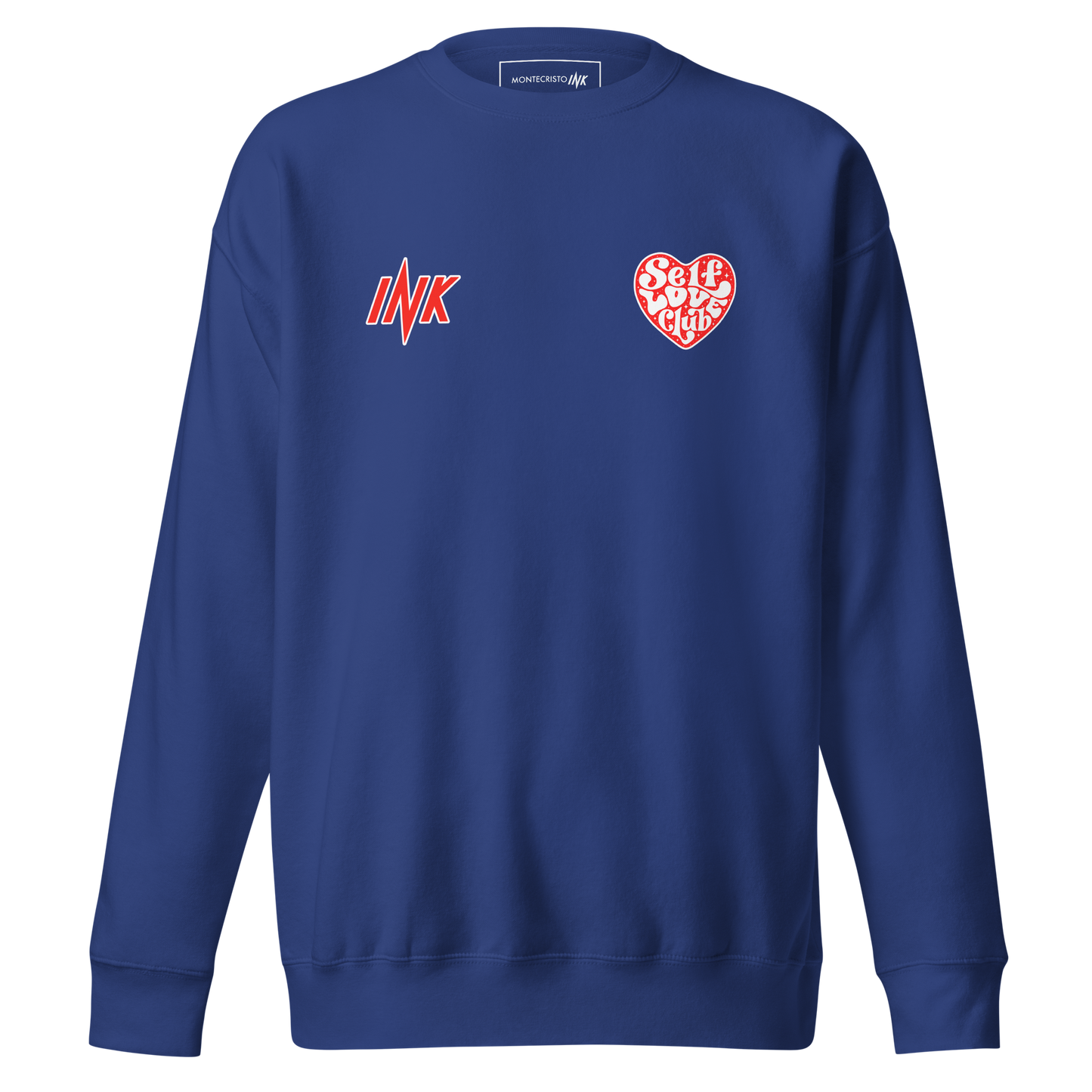 Essential Stylish Crewneck Premium Sweatshirt with "Self Love Club" motif