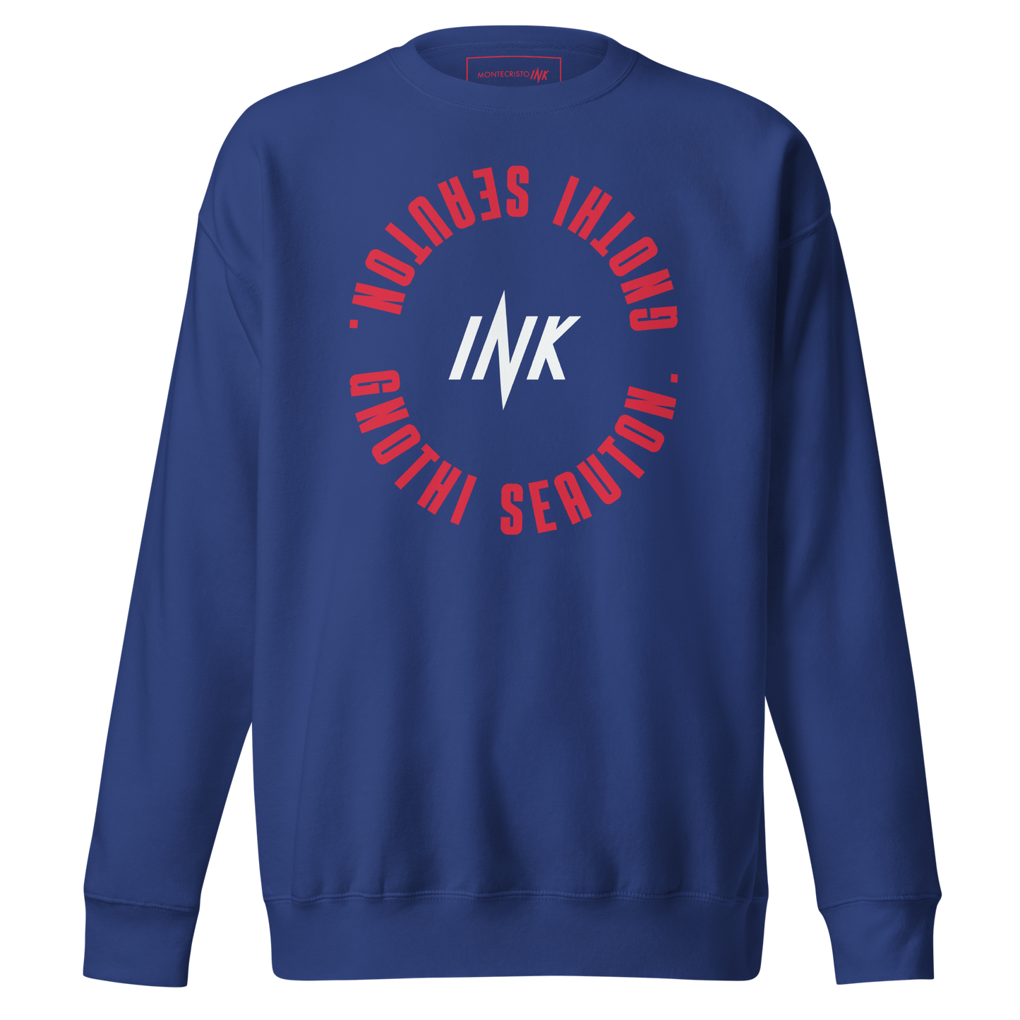 Essential Stylish Crewneck Premium Sweatshirt with "Know Yourself" design