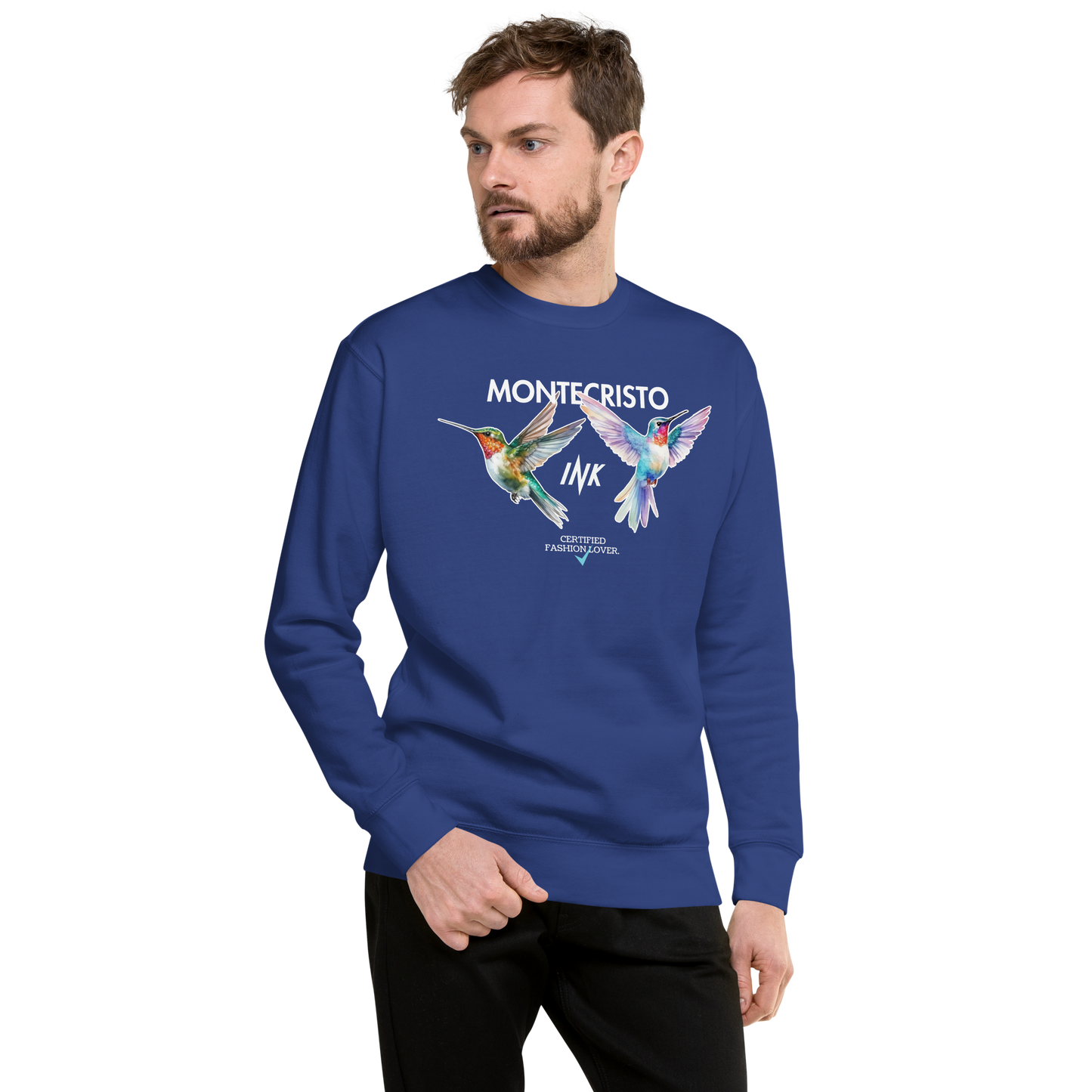 Essential Stylish Crewneck Premium Sweatshirt with "Certified Fashion Lover" motif