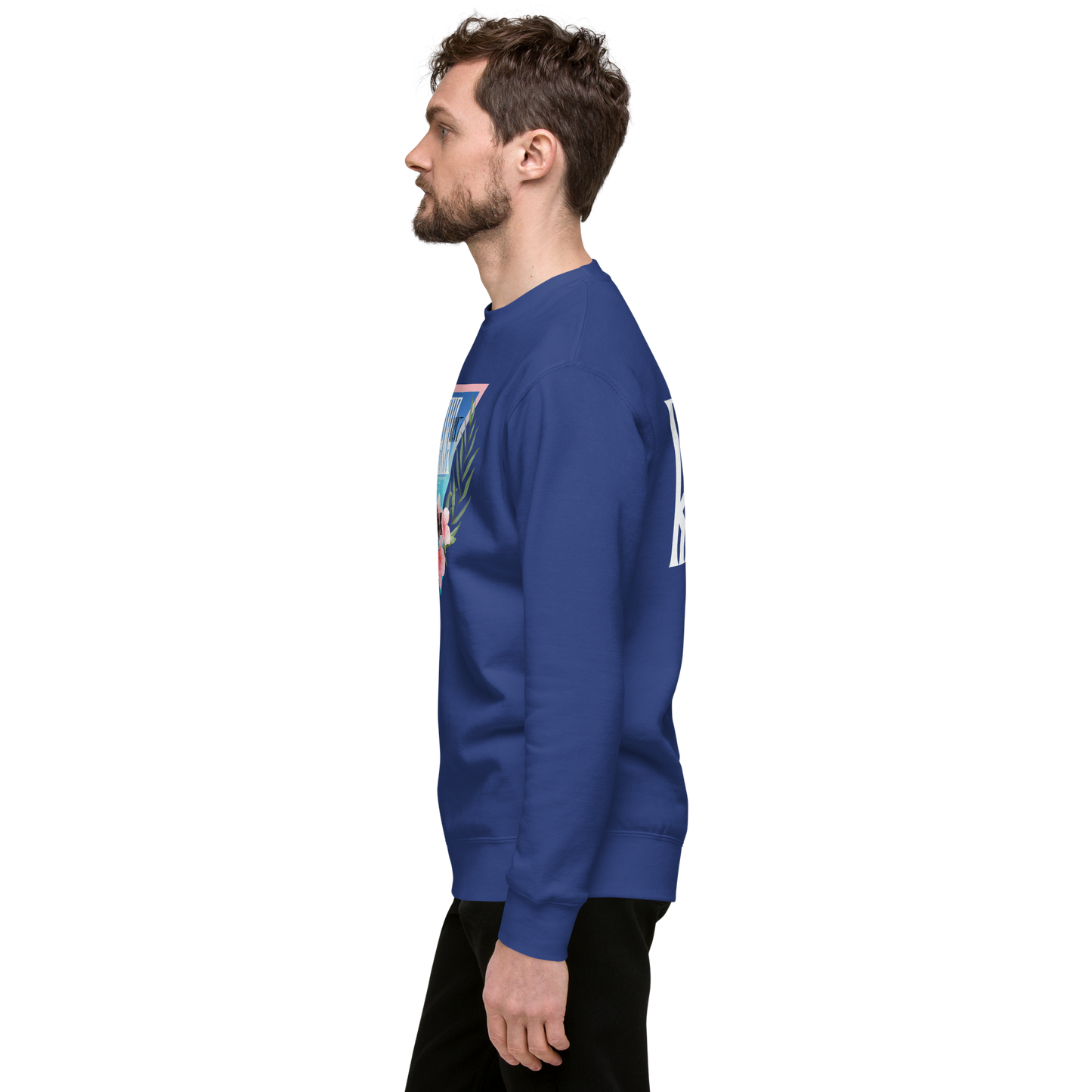 Essential Stylish Crewneck Premium Sweatshirt with “La Romana, 1897” motif