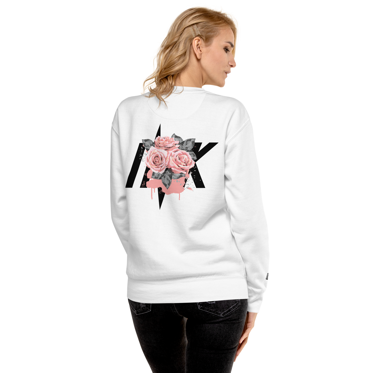 Essential Stylish Crewneck Premium Sweatshirt with "Only Pure Hustle" motif