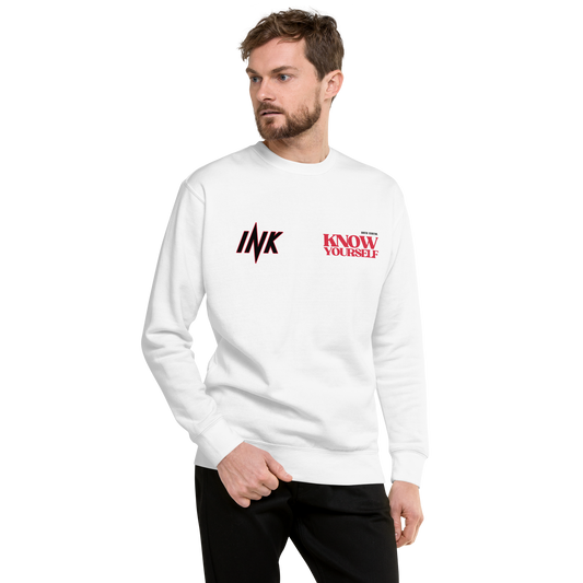 Essential Stylish Crewneck Premium Sweatshirt with "Know Yourself" design