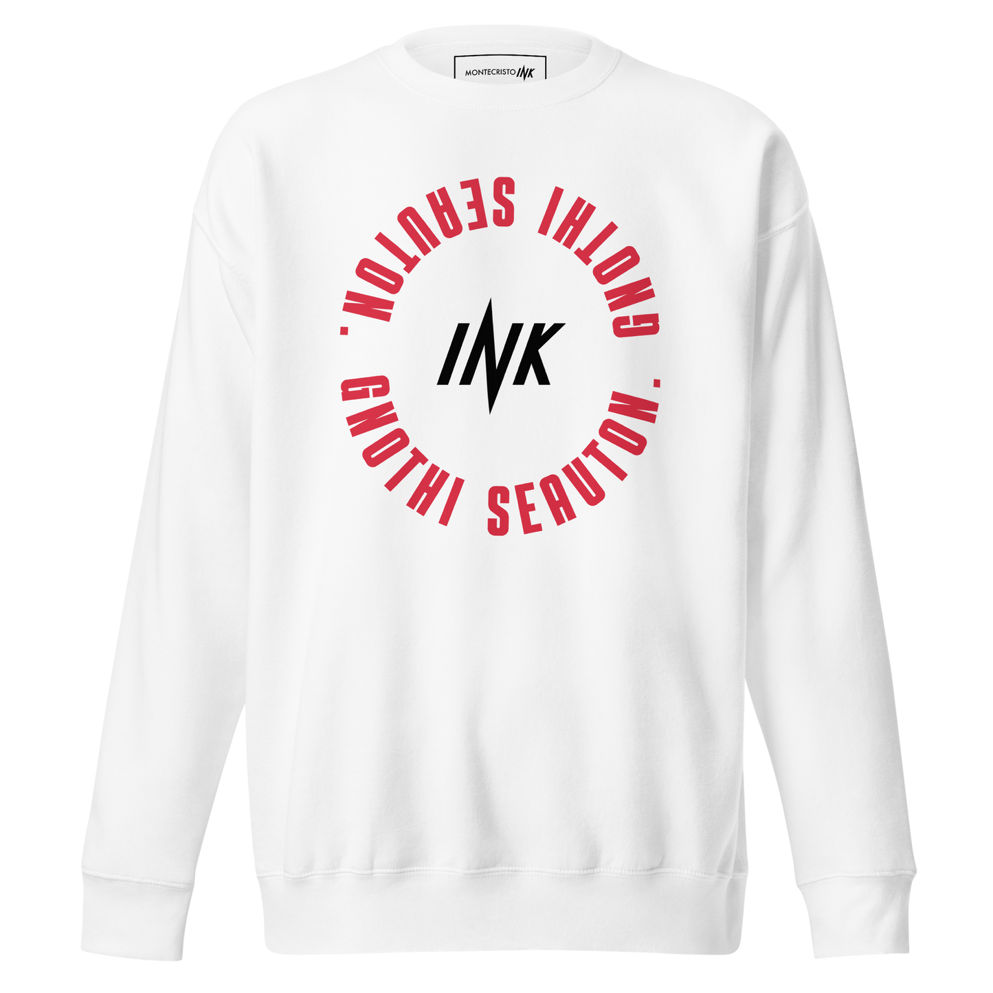 Essential Stylish Crewneck Premium Sweatshirt with "Know Yourself" design