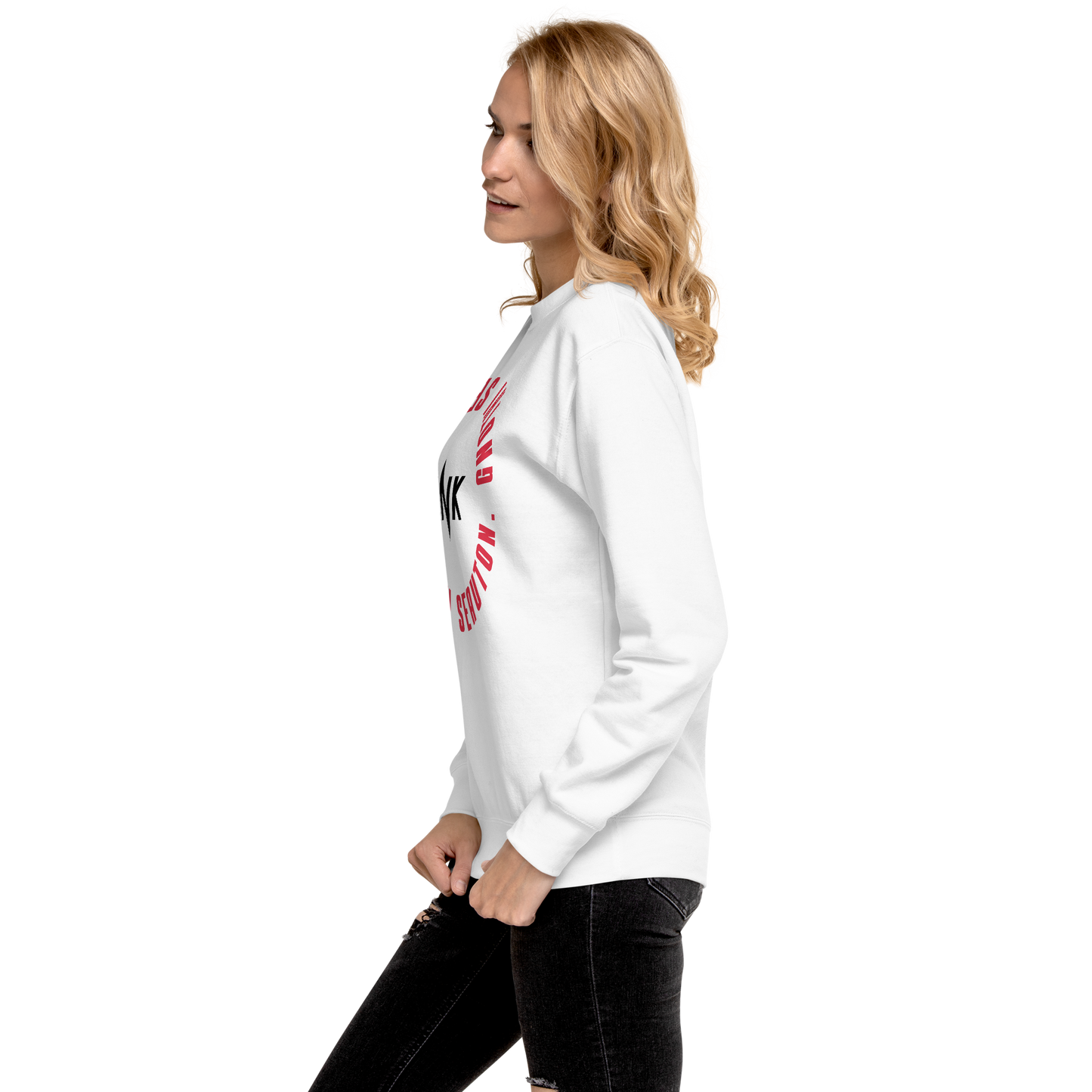 Essential Stylish Crewneck Premium Sweatshirt with "Know Yourself" design