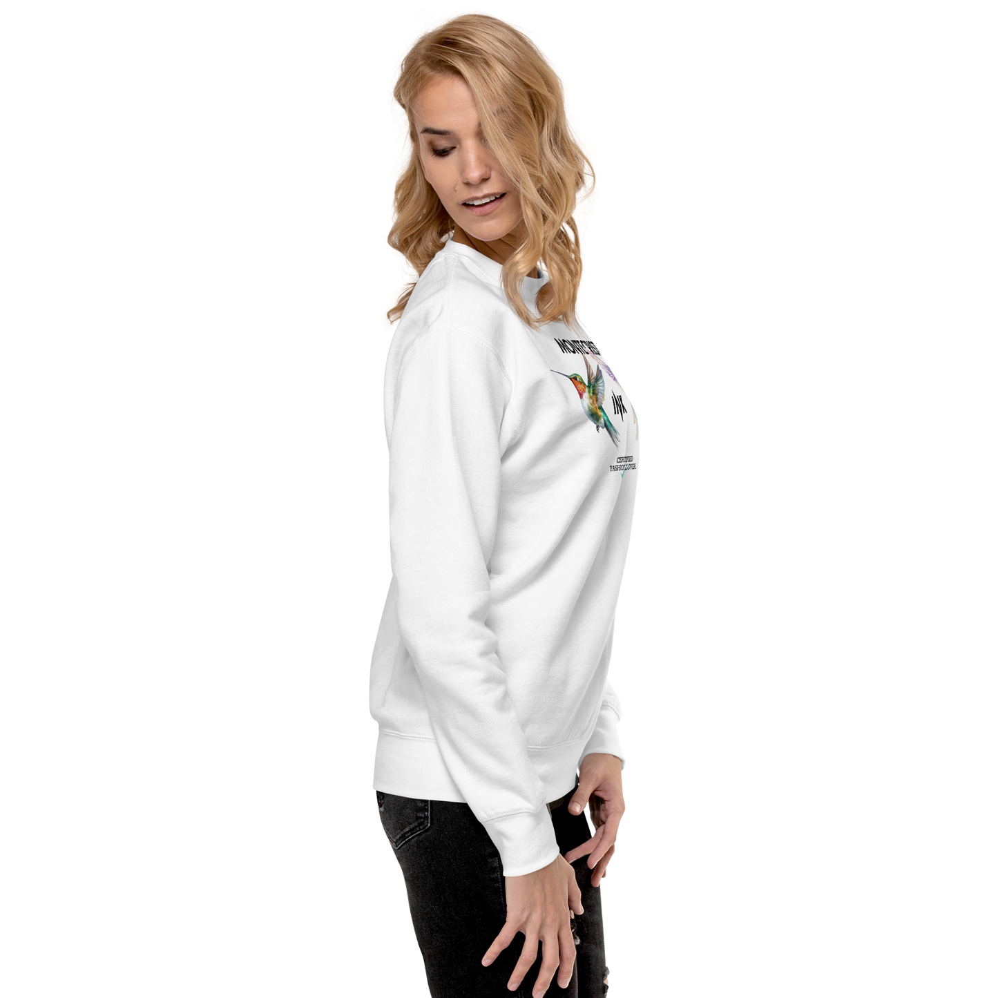 Essential Stylish Crewneck Premium Sweatshirt with "Certified Fashion Lover" motif