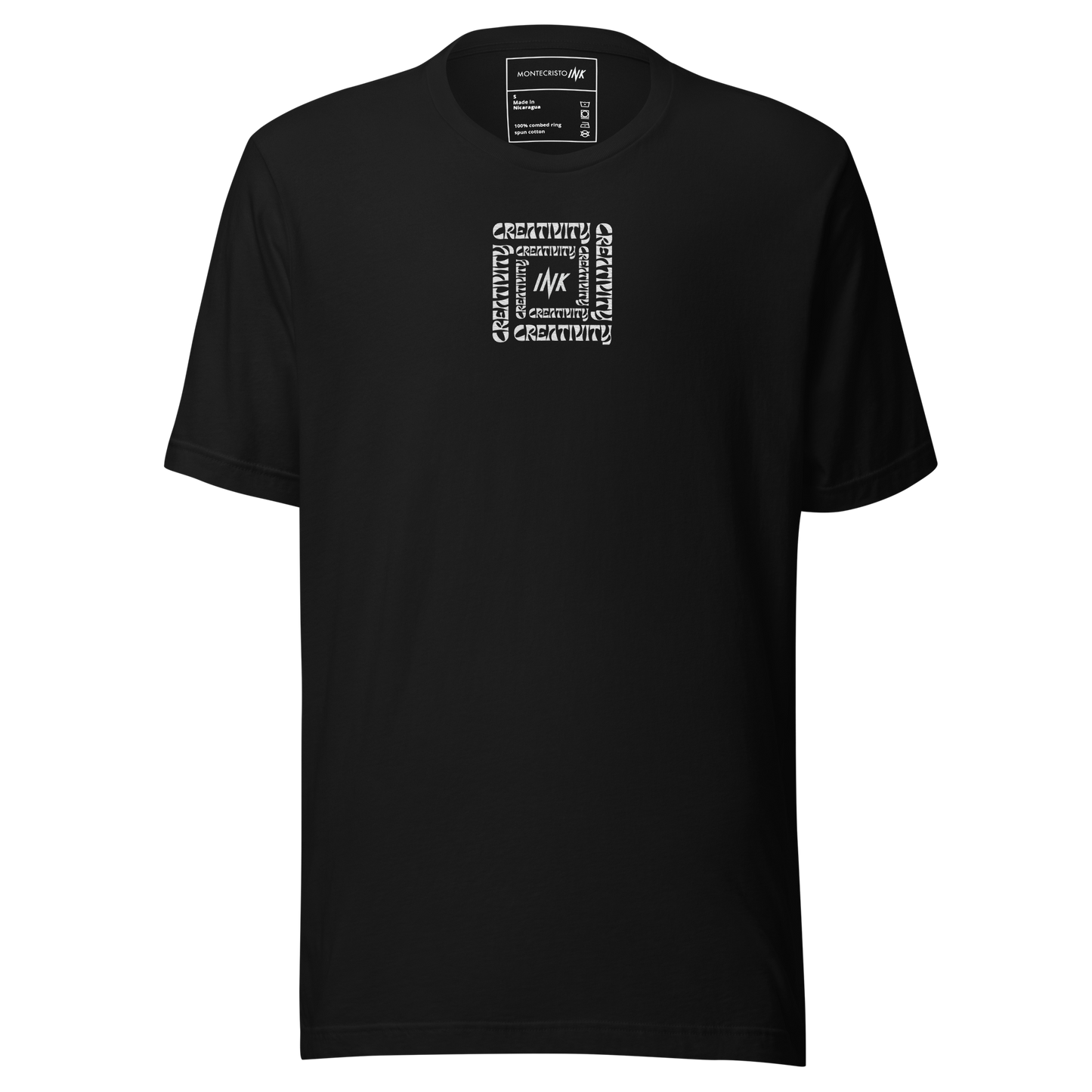 Essential Luxe Lightweight Cotton Tee with Iconic "Cube of Creativity" Embroidery