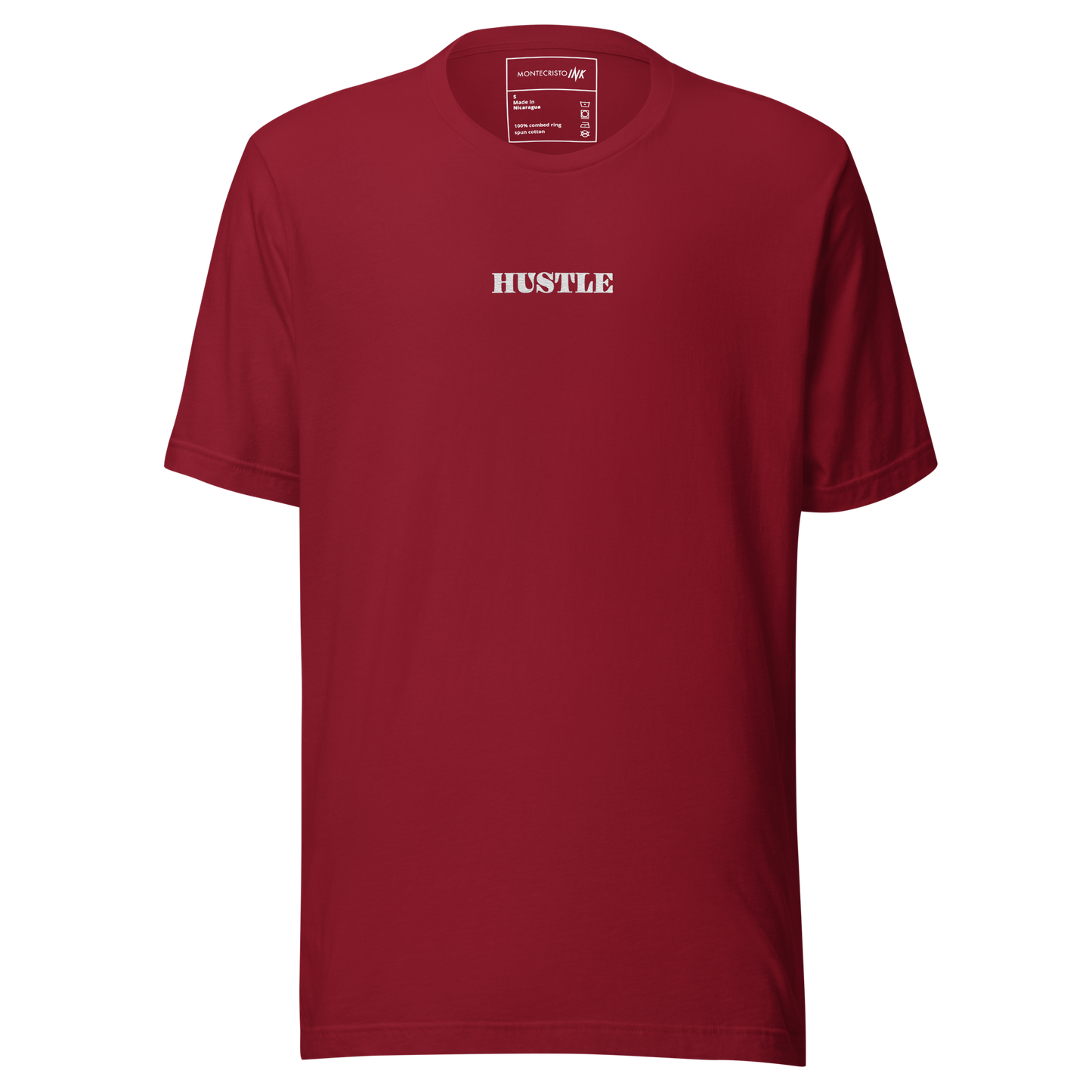 Essential Luxe Lightweight Cotton Tee with "Only Pure Hustle" Embroidered Motif