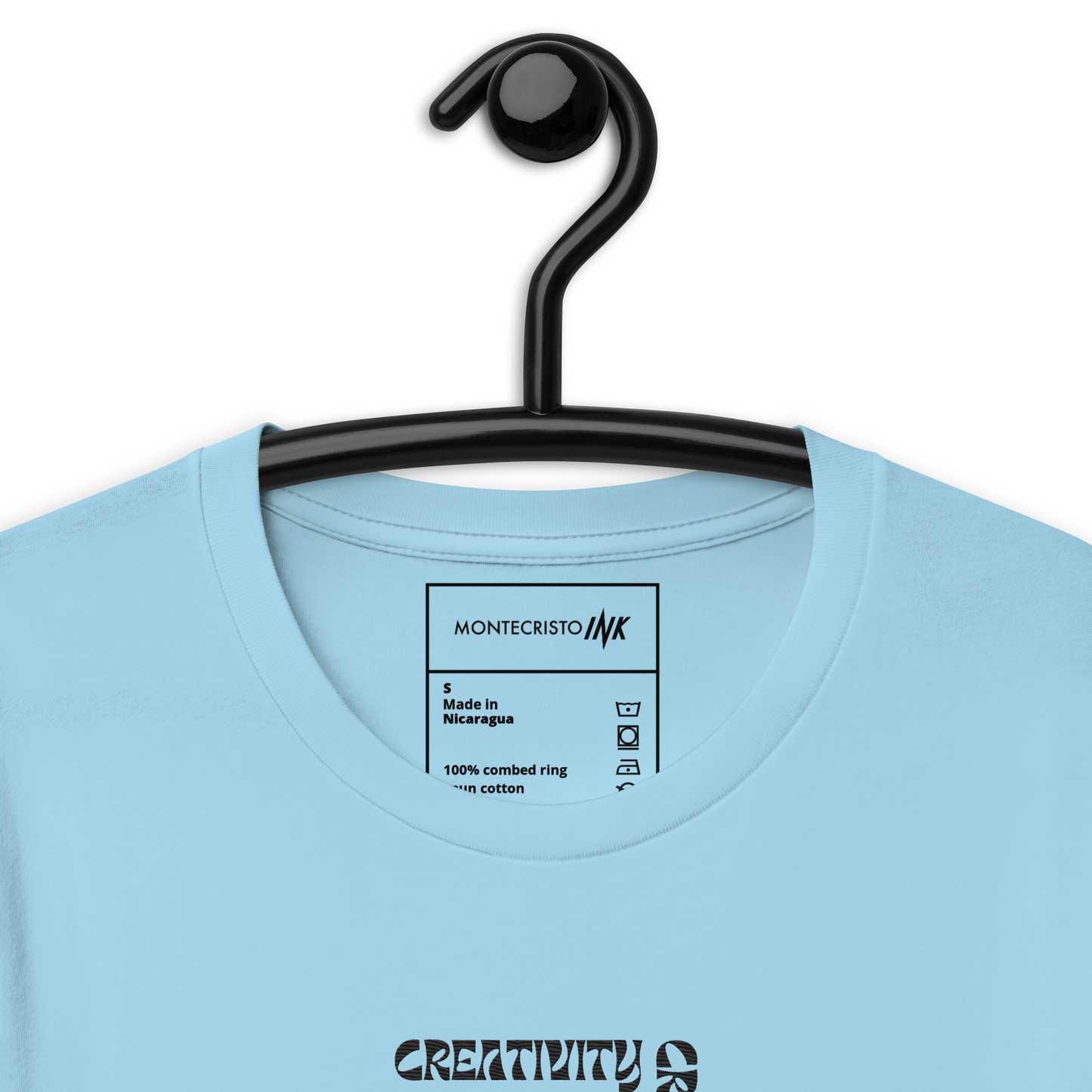 Essential Luxe Lightweight Cotton Tee with Iconic "Cube of Creativity" Embroidery