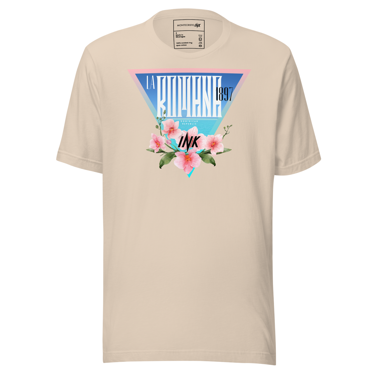 Essential Luxe Lightweight Cotton Tee with “La Romana, 1897” motif