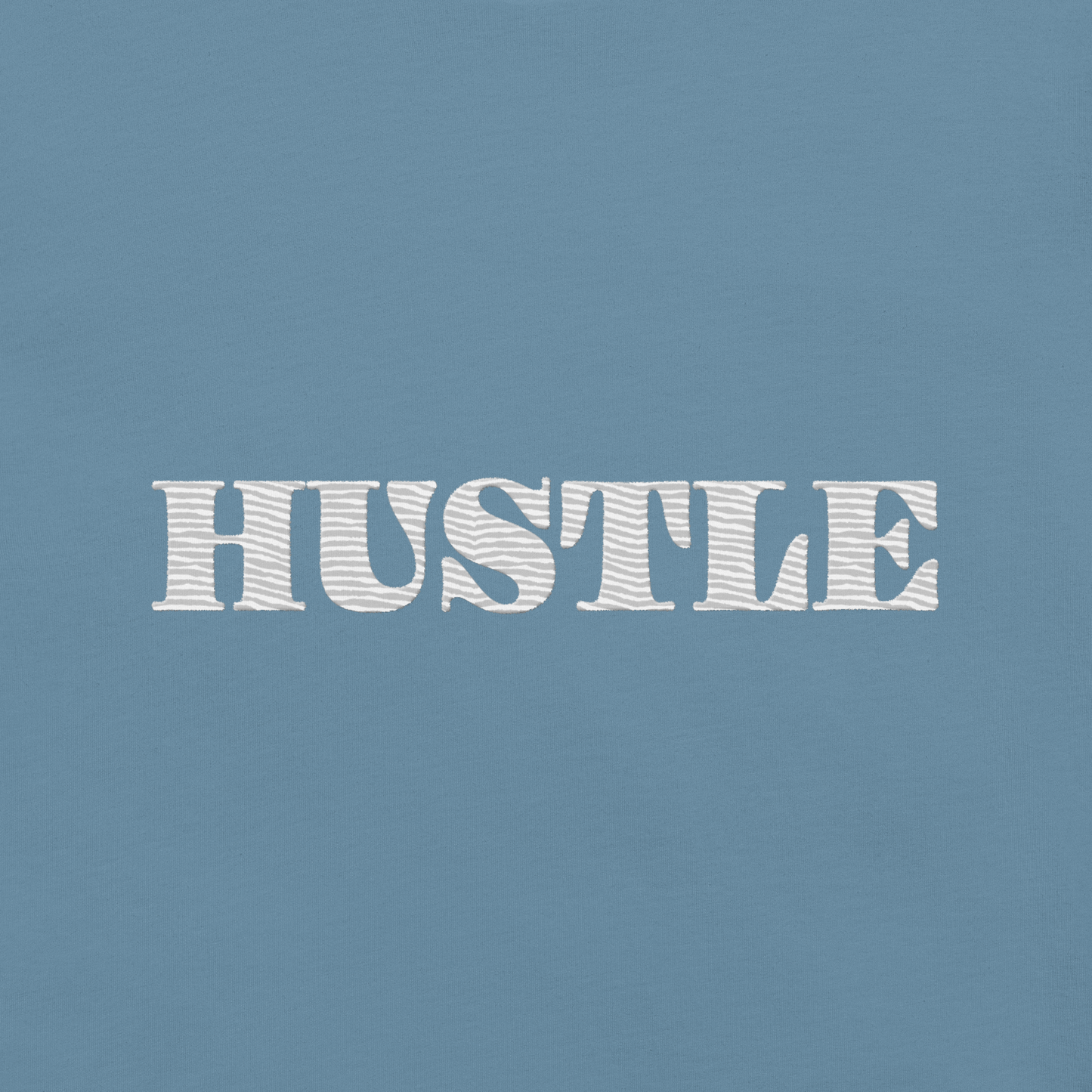 Essential Luxe Lightweight Cotton Tee with "Only Pure Hustle" Embroidered Motif