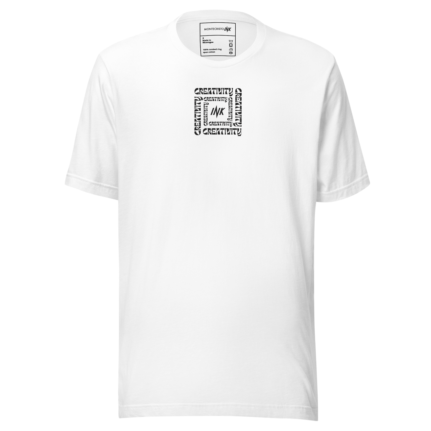 Essential Luxe Lightweight Cotton Tee with Iconic "Cube of Creativity" Embroidery