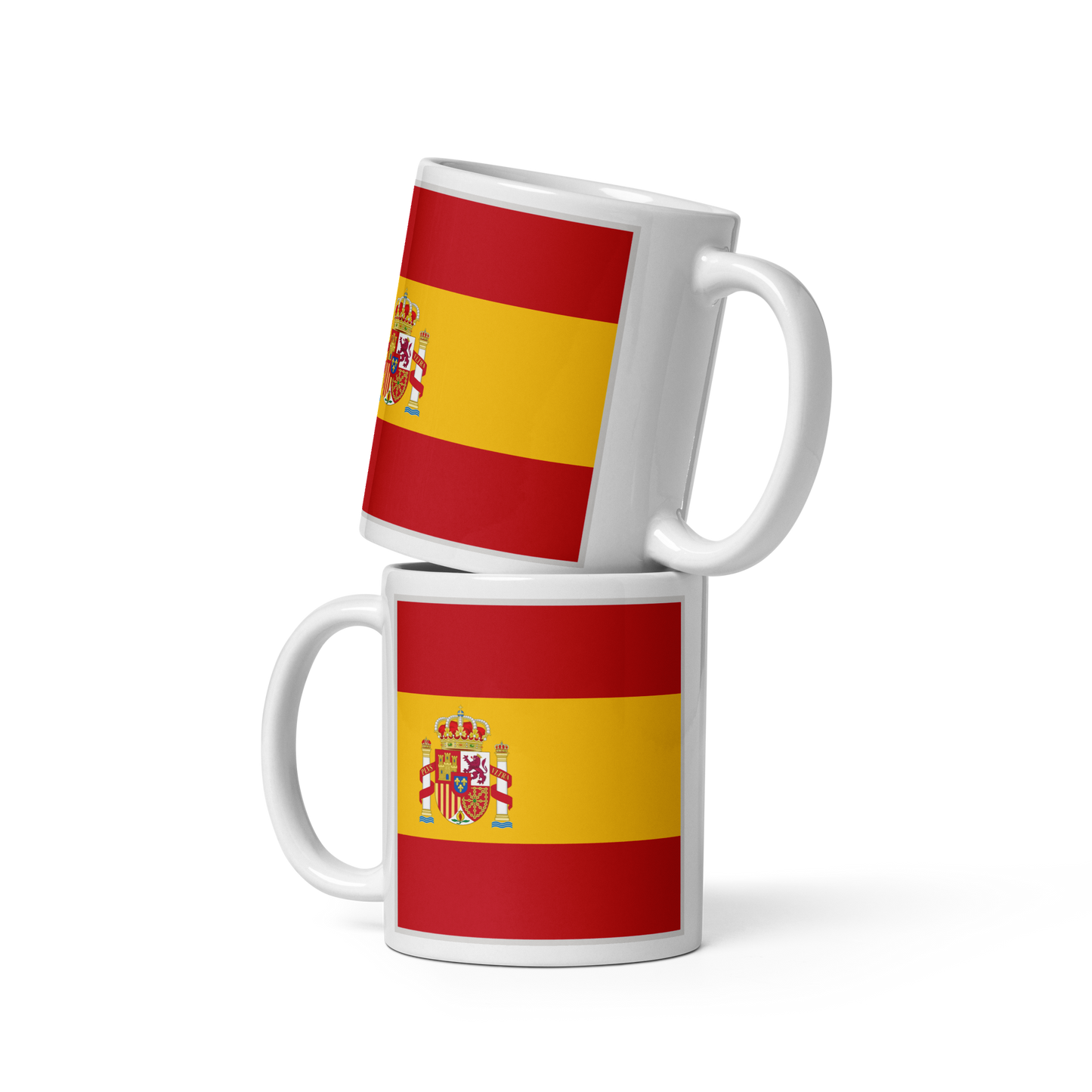 Spain Flag "Stylish Glossy Ceramic Mug"