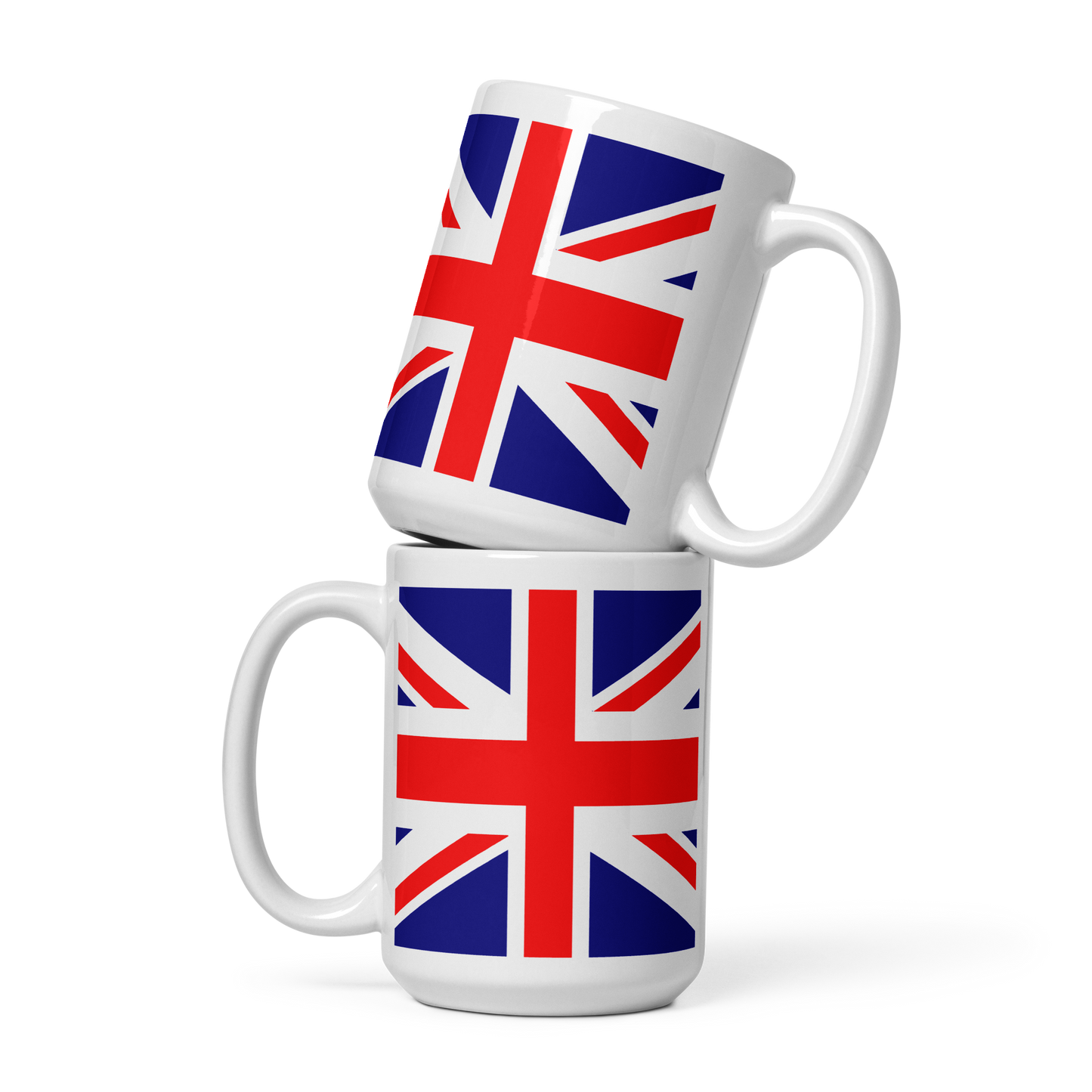 Great Britain Flag "Stylish Glossy Ceramic Mug"