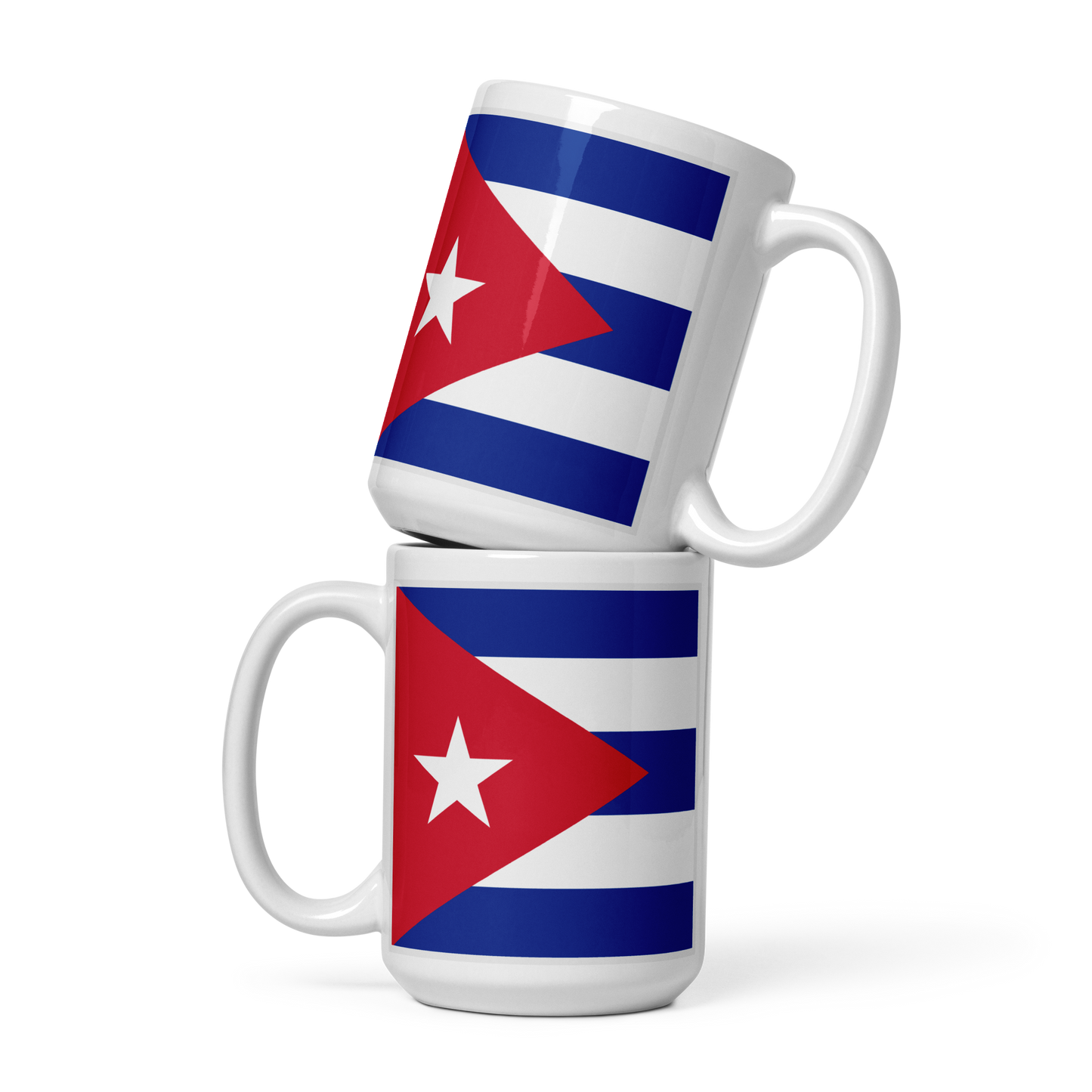 Cuba Flag "Stylish Glossy Ceramic Mug"