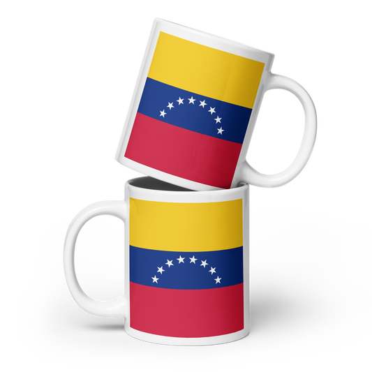 Venezuela Flag "Stylish Glossy Ceramic Mug"