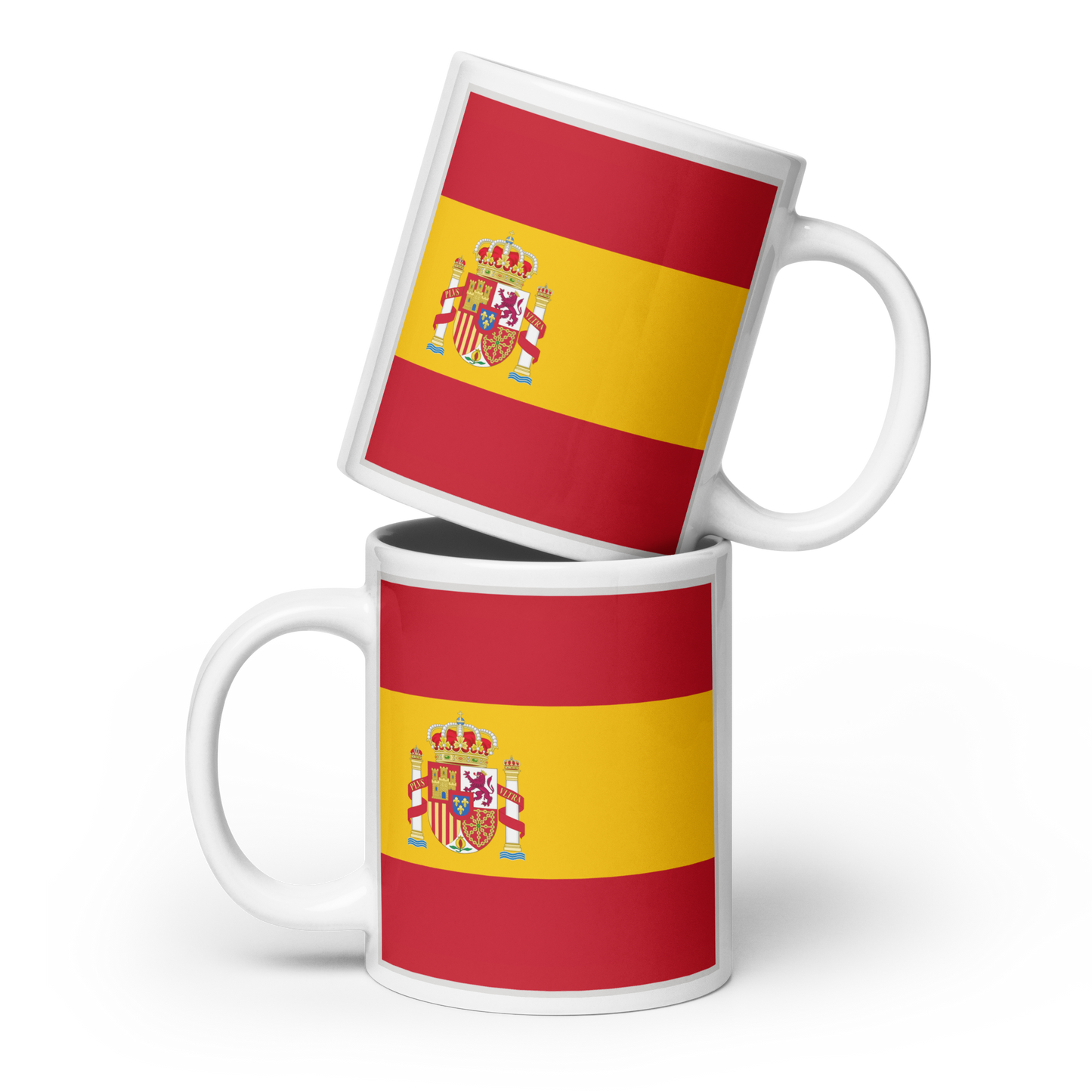 Spain Flag "Stylish Glossy Ceramic Mug"