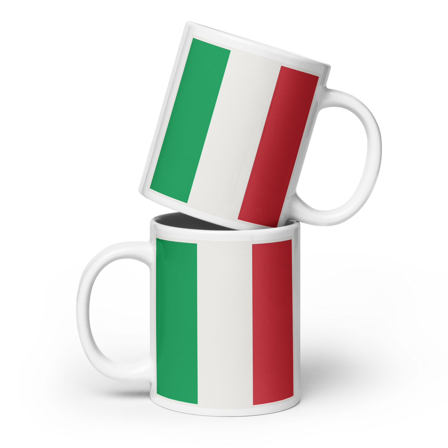 Italy Flag "Stylish Glossy Ceramic Mug"