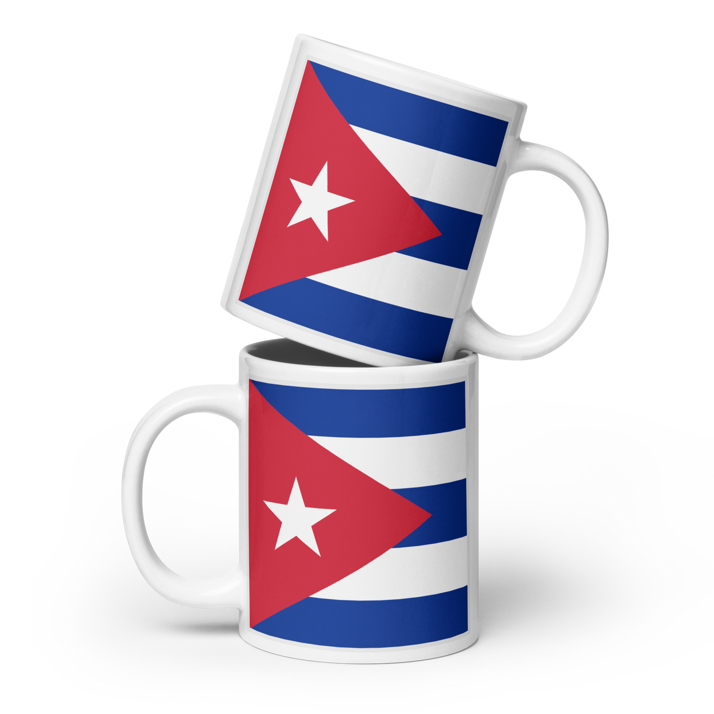 Cuba Flag "Stylish Glossy Ceramic Mug"