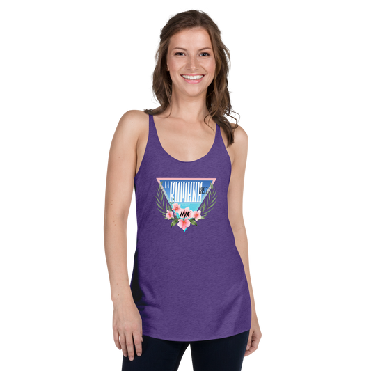 Flawless Edge Racerback Tank Top with “La Romana, 1897” motif