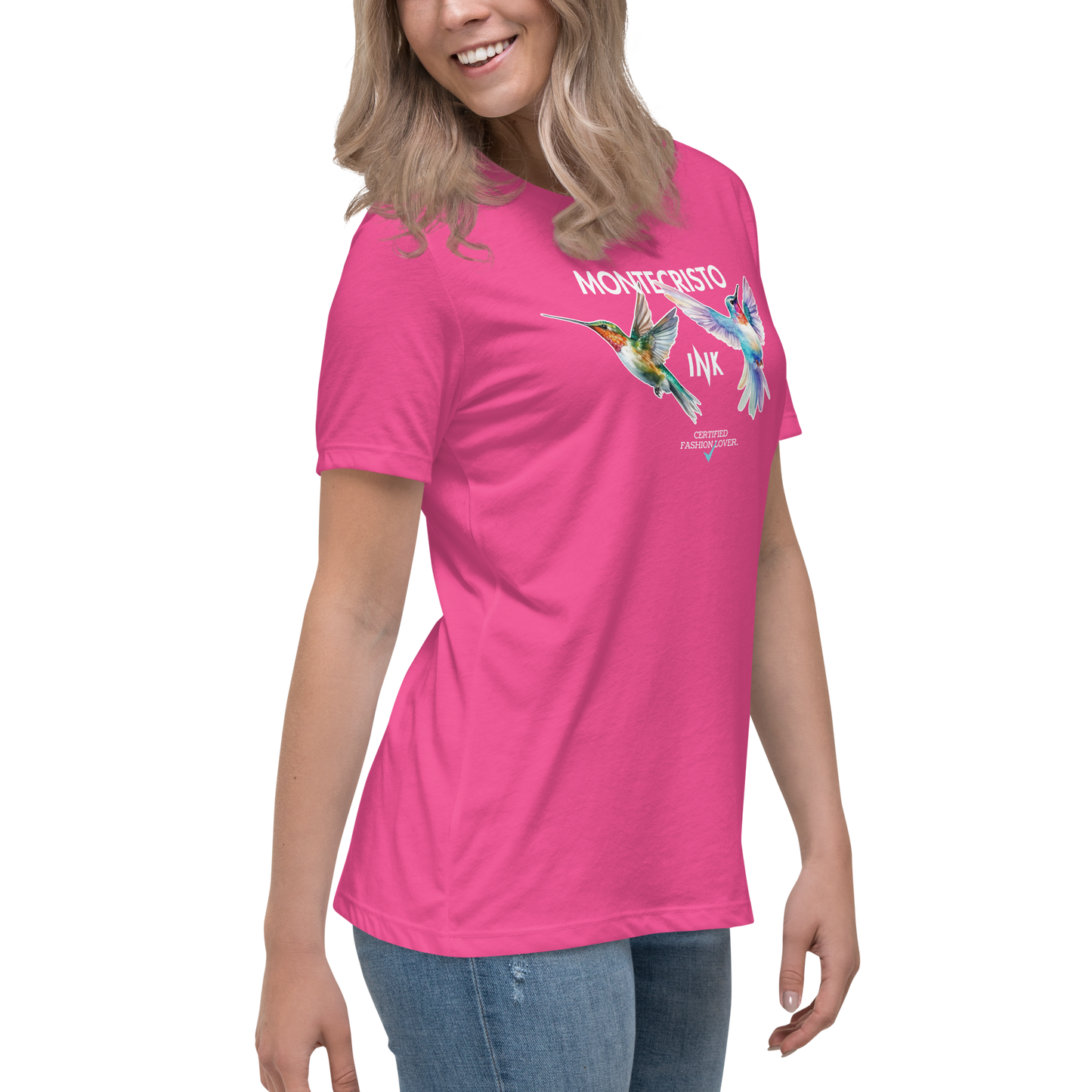 Premium Comfort Women's Relaxed Tee with "Certified Fashion Lover" motif