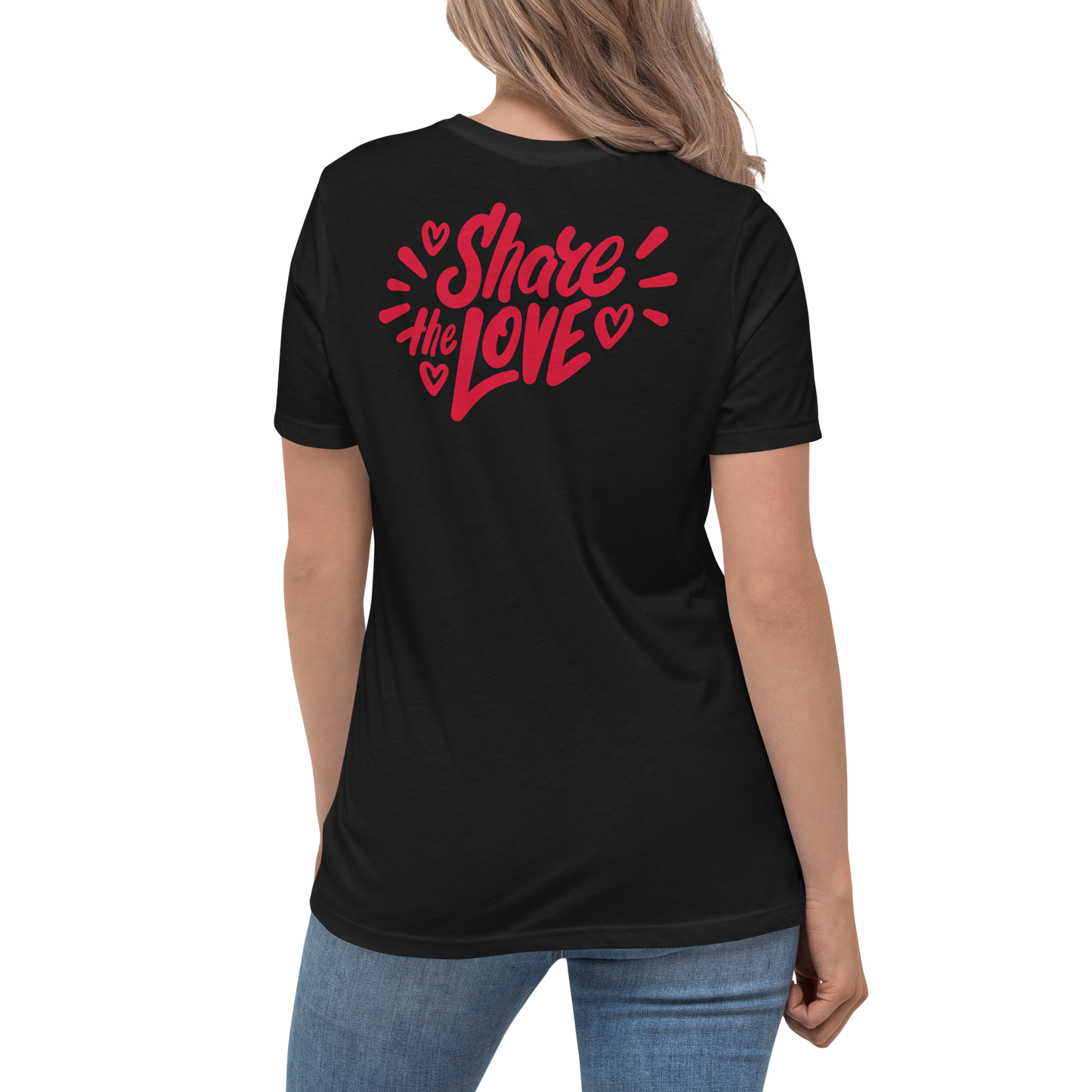 Premium Comfort Women's Relaxed Tee with "Ink Love" Iconic motif