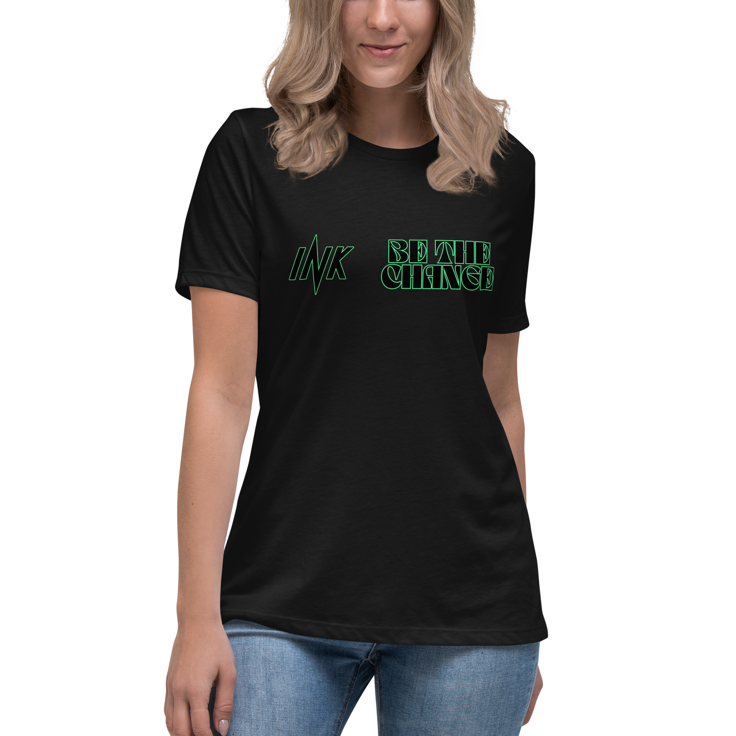 "Be The Change" Emblematic Premium Comfort Women's Relaxed Tee