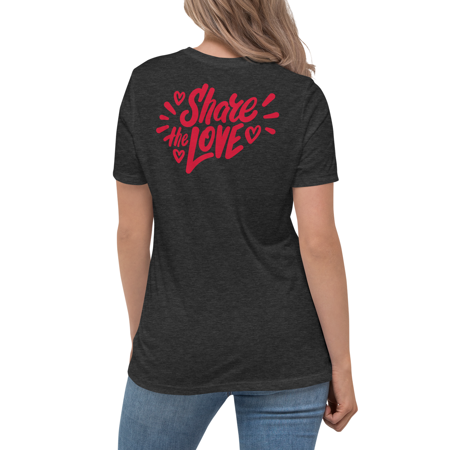 Premium Comfort Women's Relaxed Tee with "Ink Love" Iconic motif