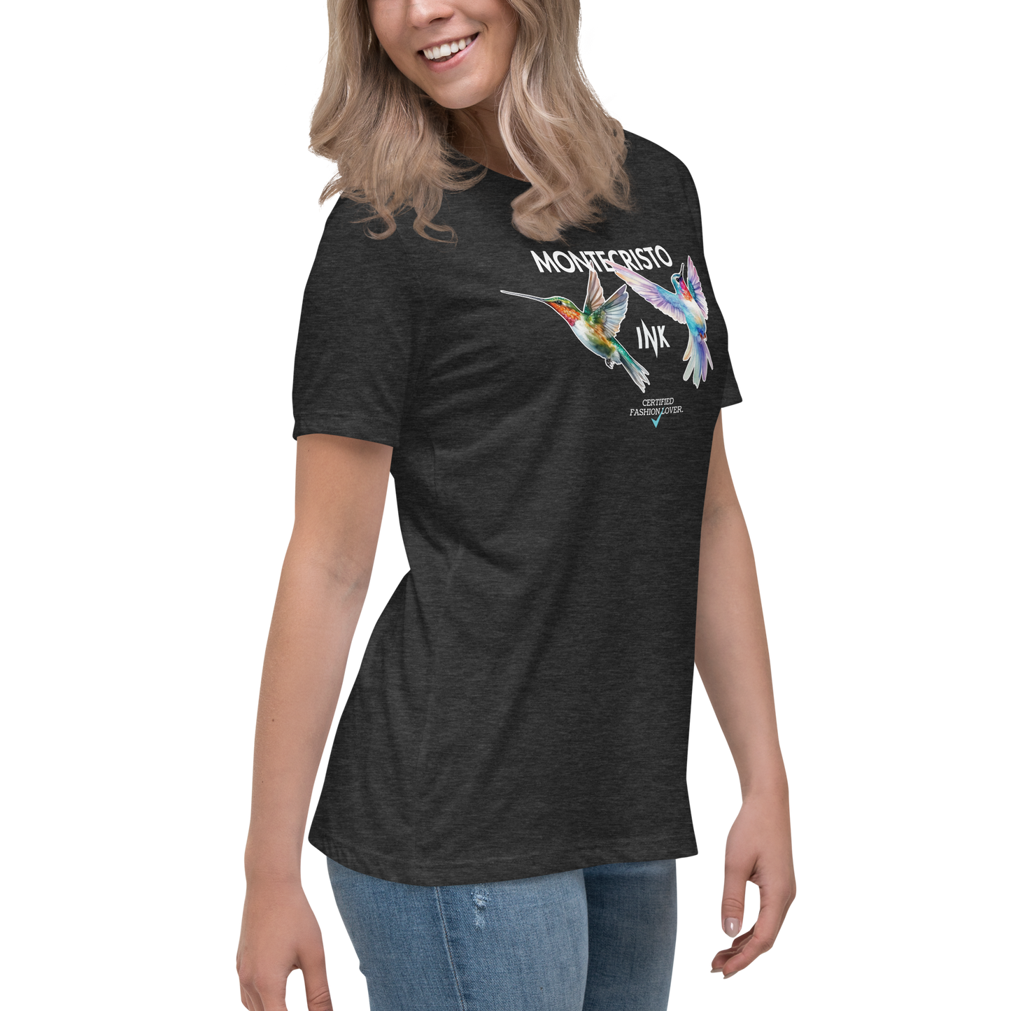 Premium Comfort Women's Relaxed Tee with "Certified Fashion Lover" motif